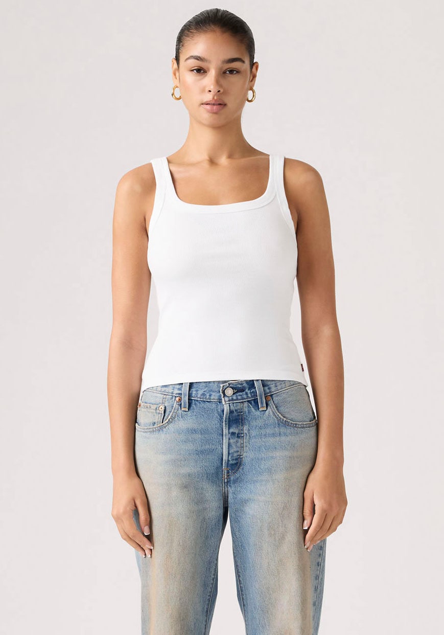 Levi's® Débardeur à côtes »ESSENTIAL RIBBED TANK« avec encolure carrée