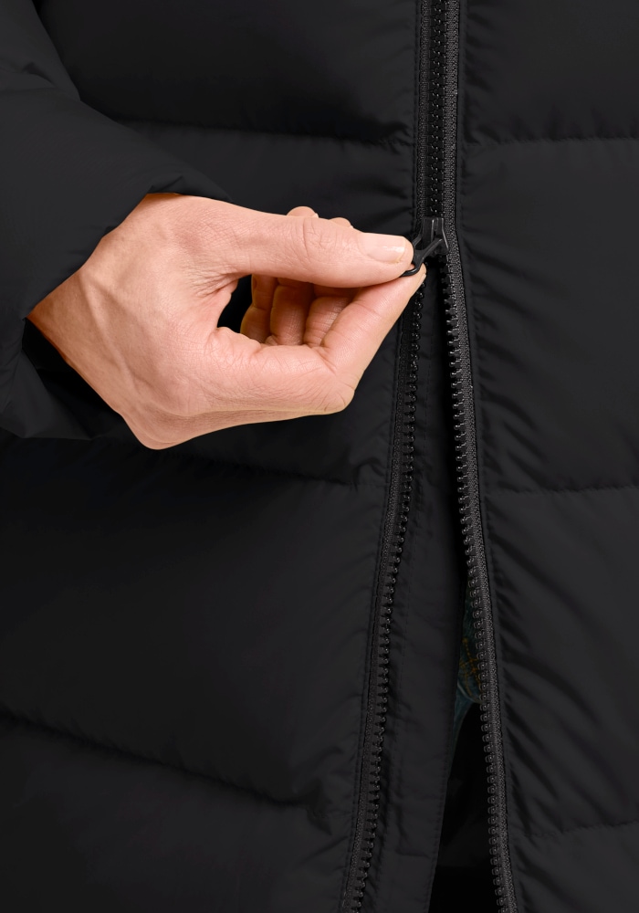 Jack Wolfskin Manteau en duvet »FROZEN PALACE COAT W RDS« avec un rembourrage en duvet de canard et plumes chaud, coupe-vent