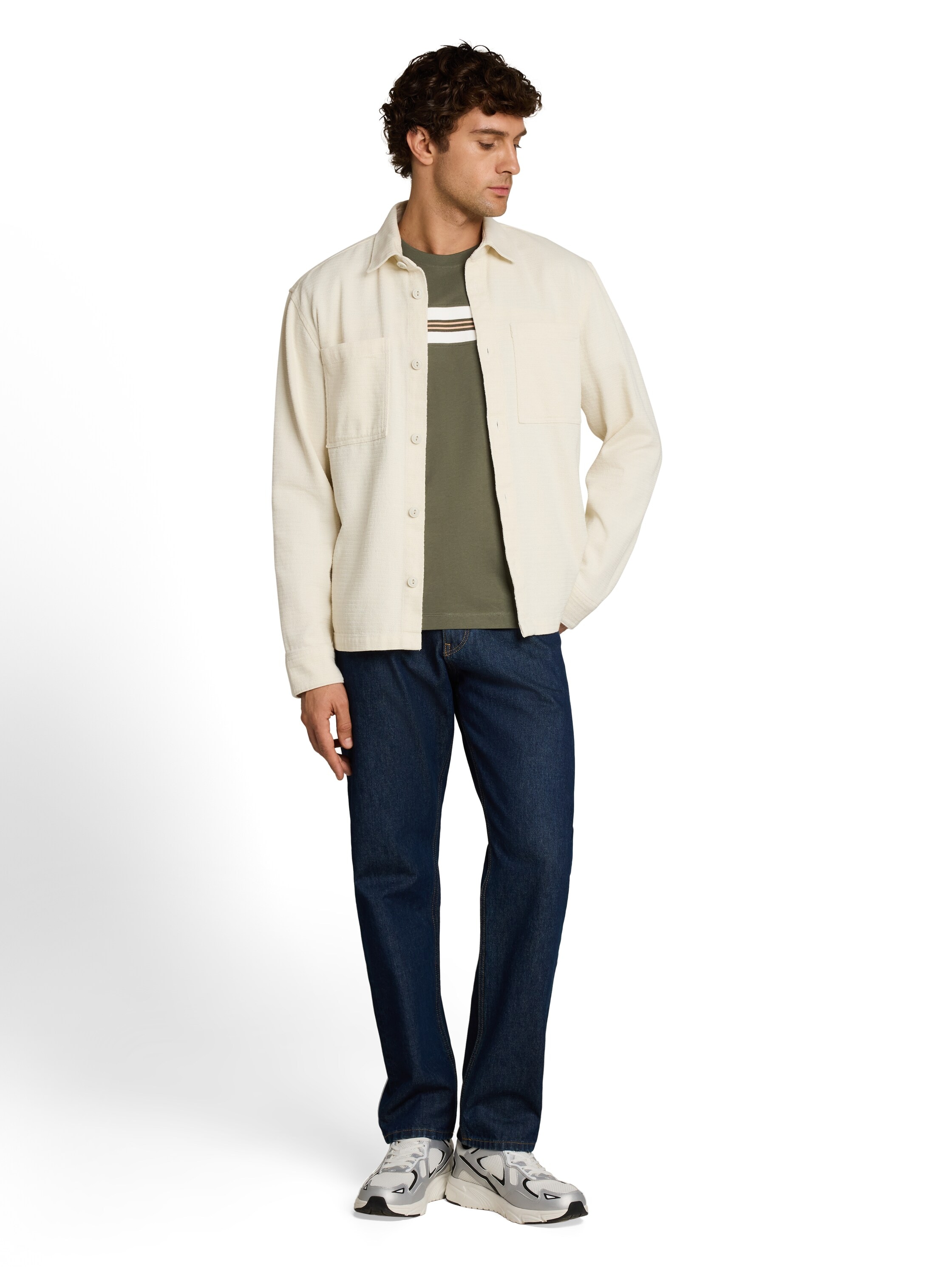 TOM TAILOR Denim Shirt à col rond