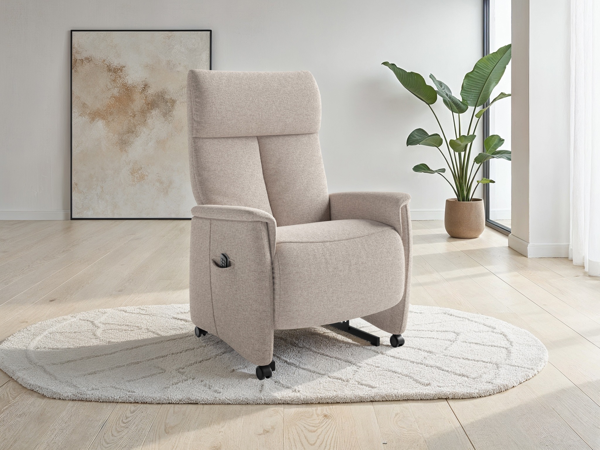 sit&more TV-Sessel "Cremona Comfort Plus" bis 200 Kg belastbar, mit Herz-Waage Funktion