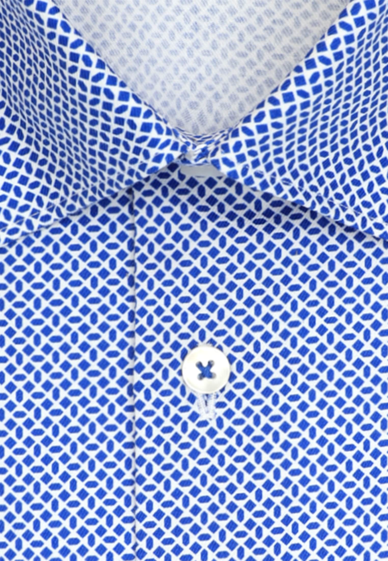 seidensticker Chemise d'affaires »Schwarze Rose« Shaped 1/1 Covered-Button-Down-Kragen Druck