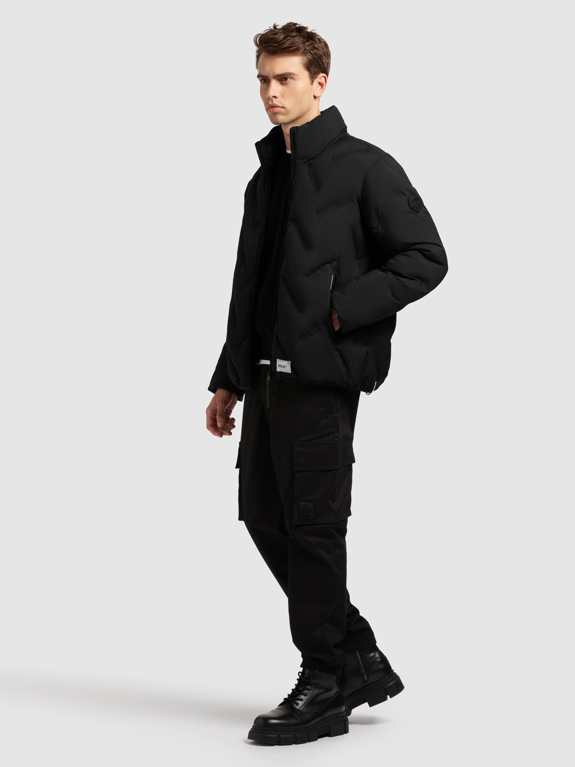 khujo Steppjacke »CLOVER« ohne Kapuze mit hochwertiger Prägung