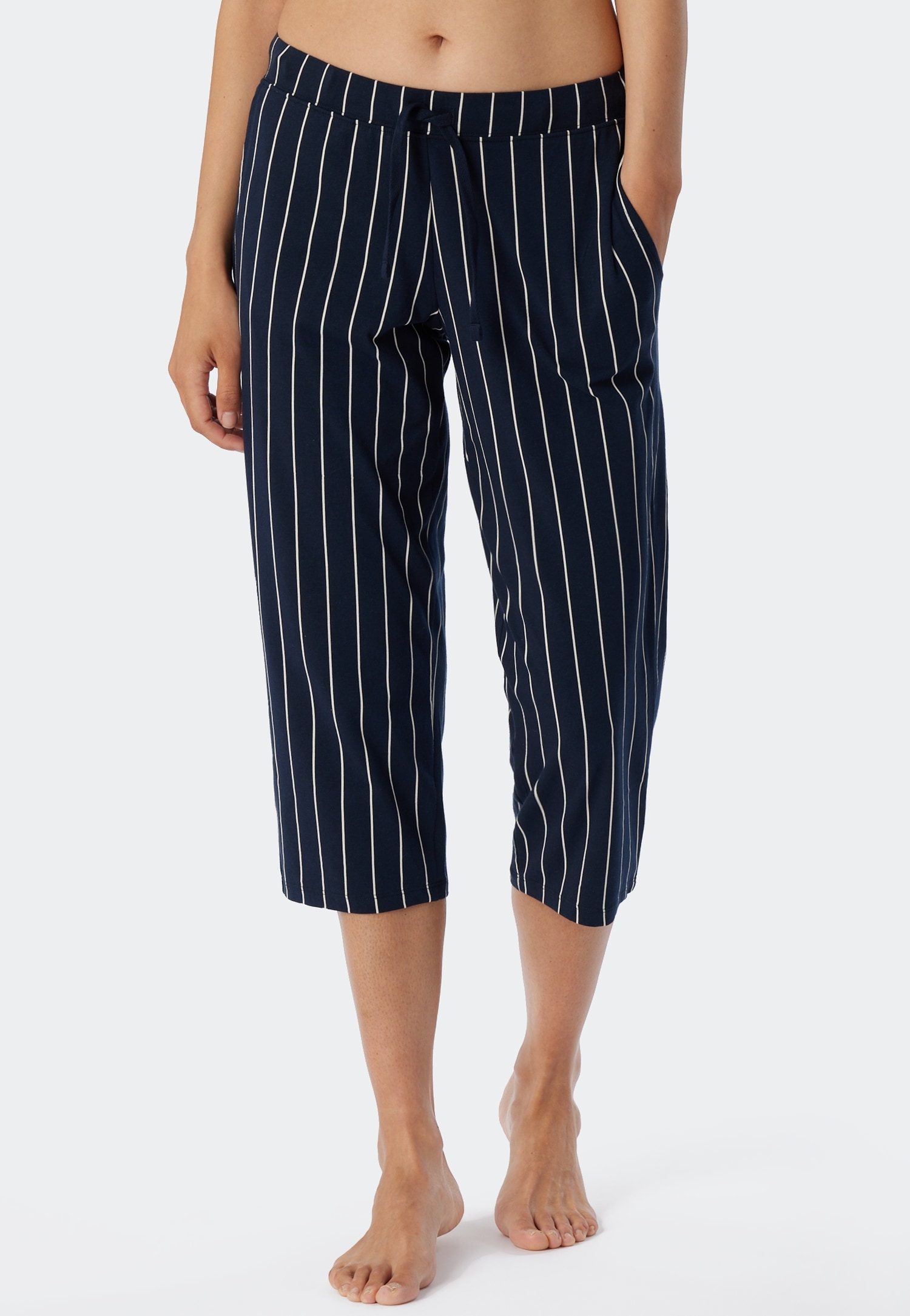 Image of Schiesser 3/4-Hose "Mix + Relax" seitliche Taschen, Bindeband
