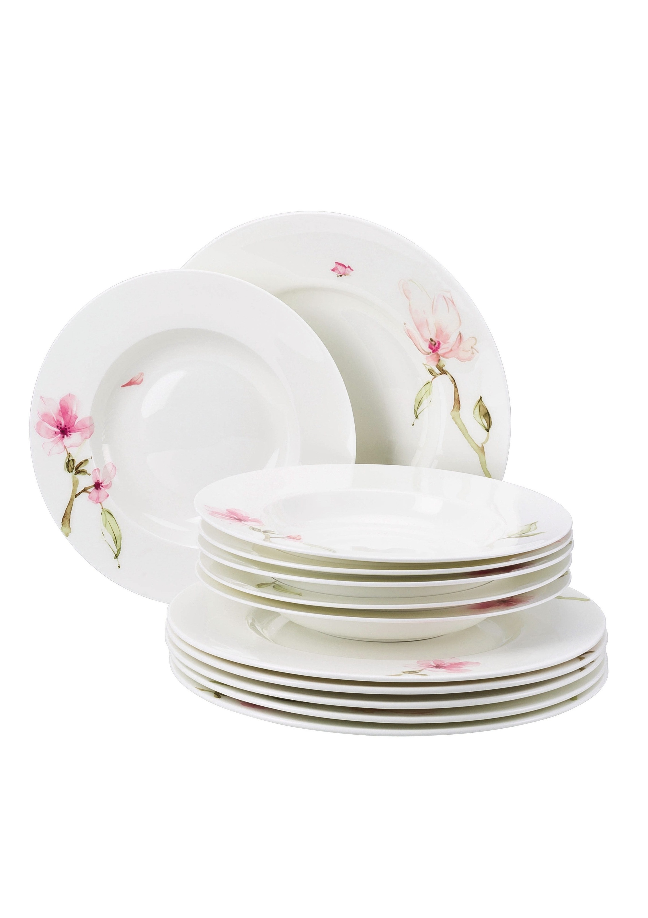 Image of Rosenthal Tafelservice »Jade Magnolie«, (Set, 12 tlg.), Mikrowellengeeignet bei Ackermann Versand Schweiz