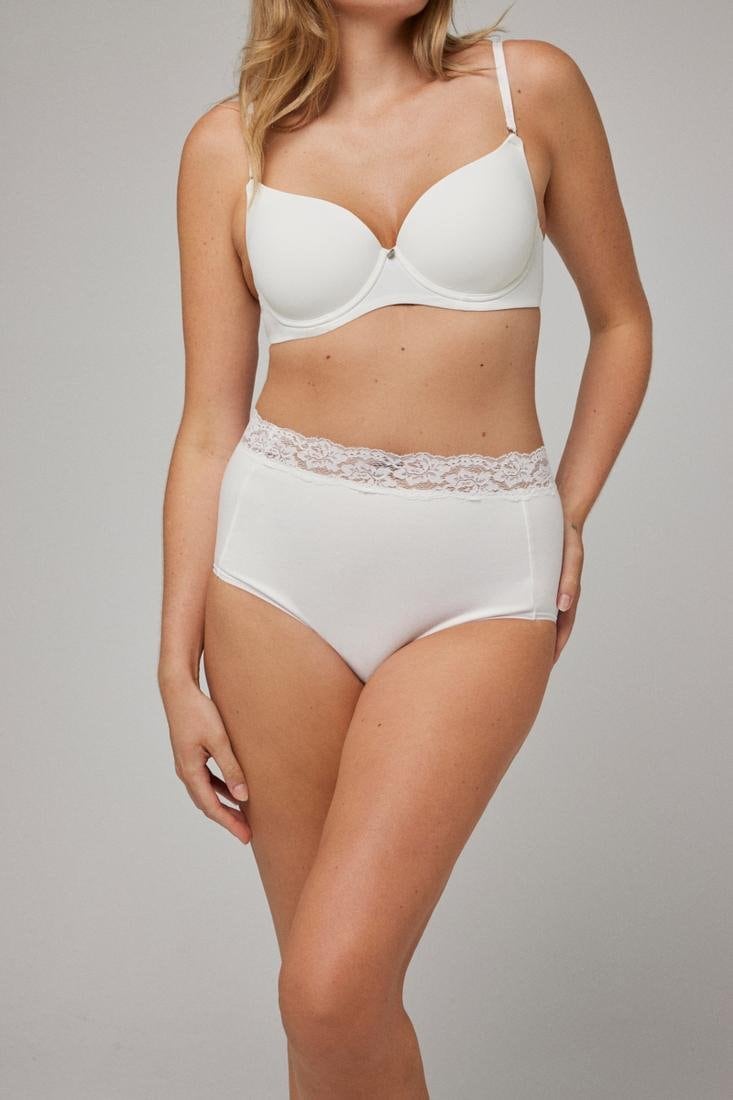 YSABEL MORA Slip gainant 3er Pack,  Baumwollmix, elastisch, leichter Shape-Effekt, Spitze