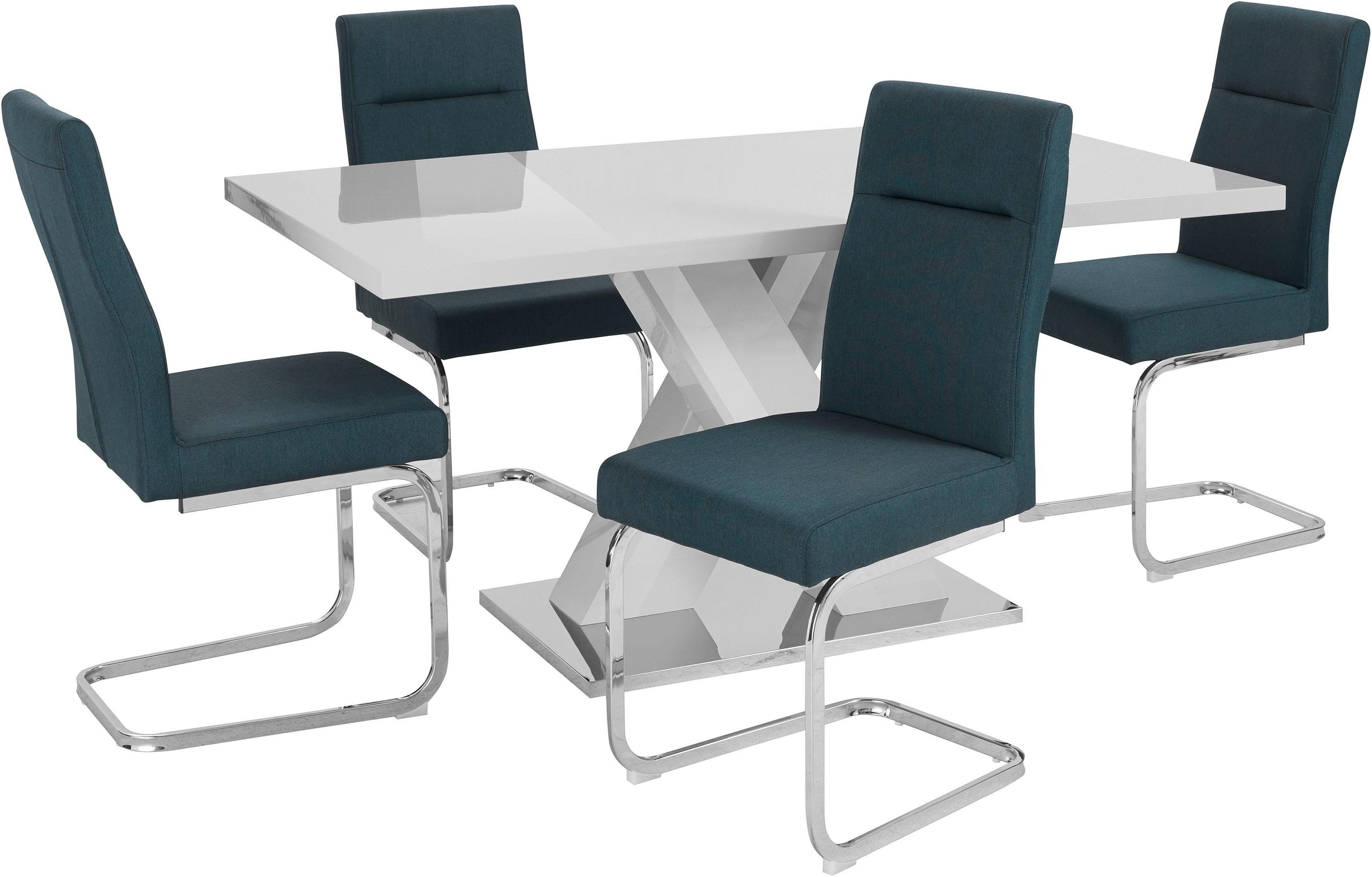 Image of INOSIGN Essgruppe, (5 tlg.), Esstisch mit 4 Stühlen bei Ackermann Versand Schweiz