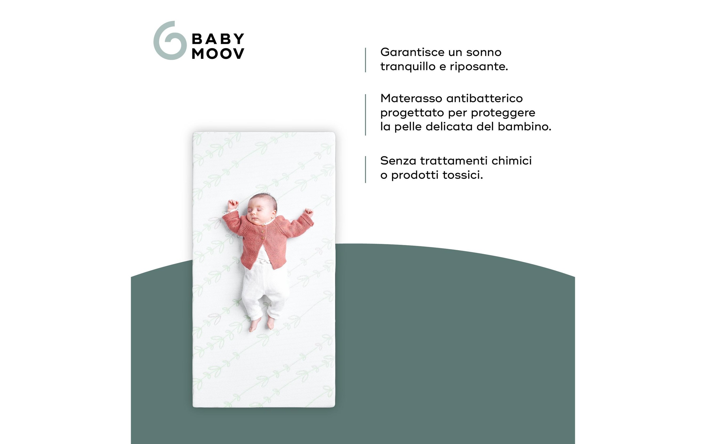 BABYMOOV Kindermatratze »Cosy'Lite Antibacterial 60 x 120 cm«, (1 St.)