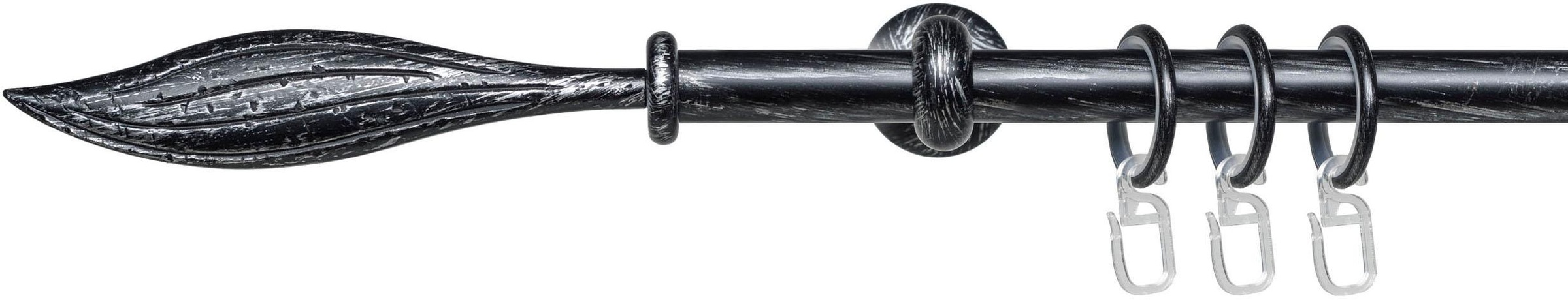 Image of Liedeco Gardinenstange »Esp Blatt«, 1 läufig-läufig, Fixmass, 1-läufig im Fixmass Ø 16 mm bei Ackermann Versand Schweiz