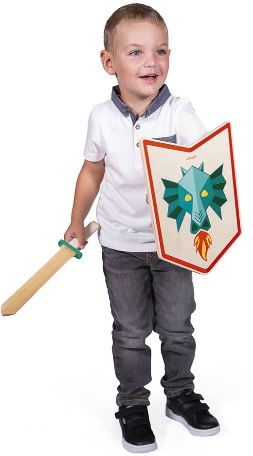 Janod Kinderbogenset »Ritter-Set Drache«, FSC® - schützt Wald
