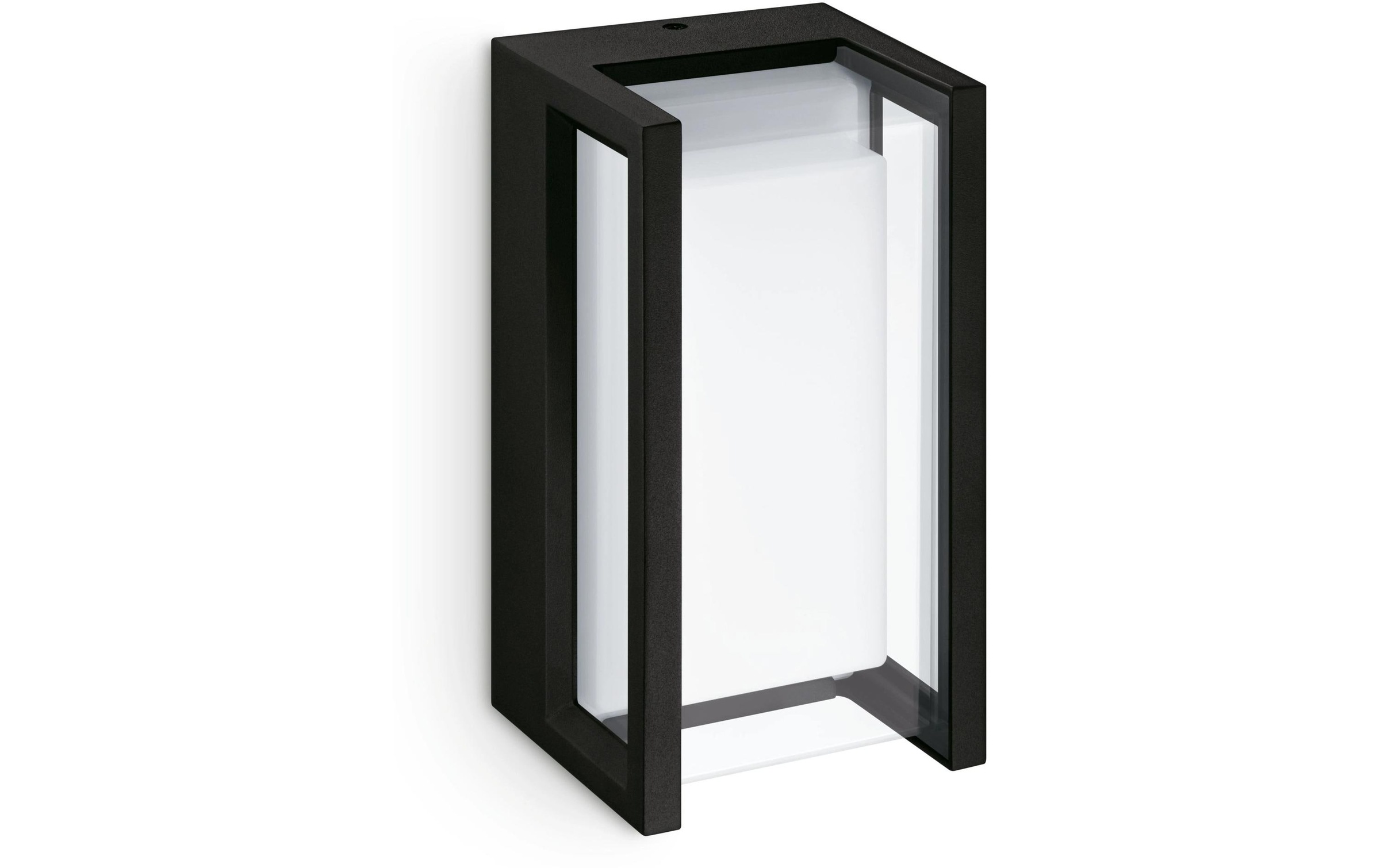 Image of Philips Aussen-Wandleuchte "Pyrona 12W, 2700 Kelvin, schwarz" Warmweiss