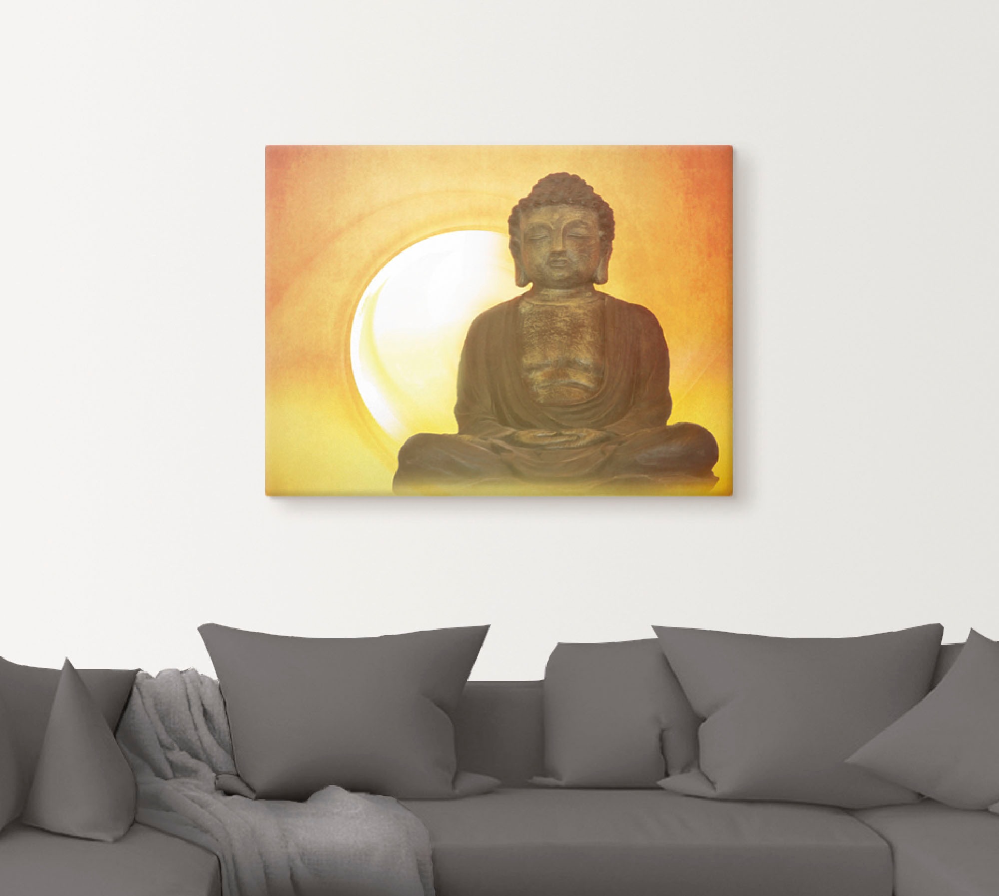 Artland Wandbild »Buddha 2«, Religion, (1 St.), als Leinwandbild, Poster, Wandaufkleber in verschied. Grössen