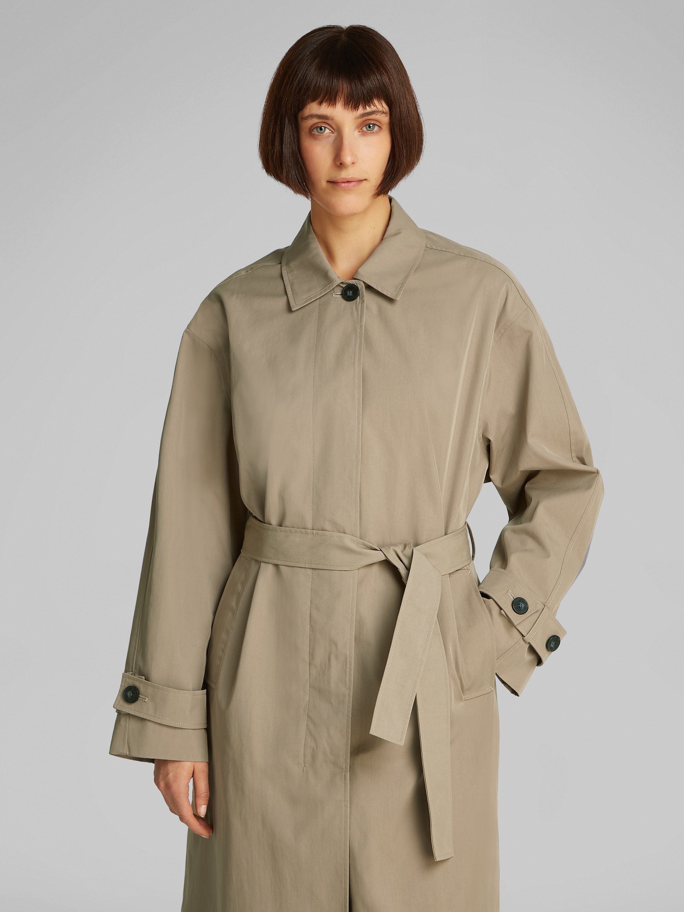 Calvin Klein Jeans Trenchcoat »TRENCH COAT«, mit Eingrifftaschen, mitLogopatch