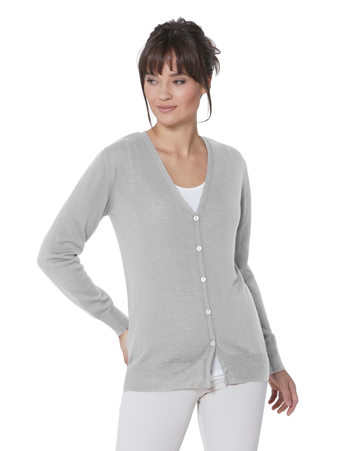 Strickjacke aus Merino-Wolle