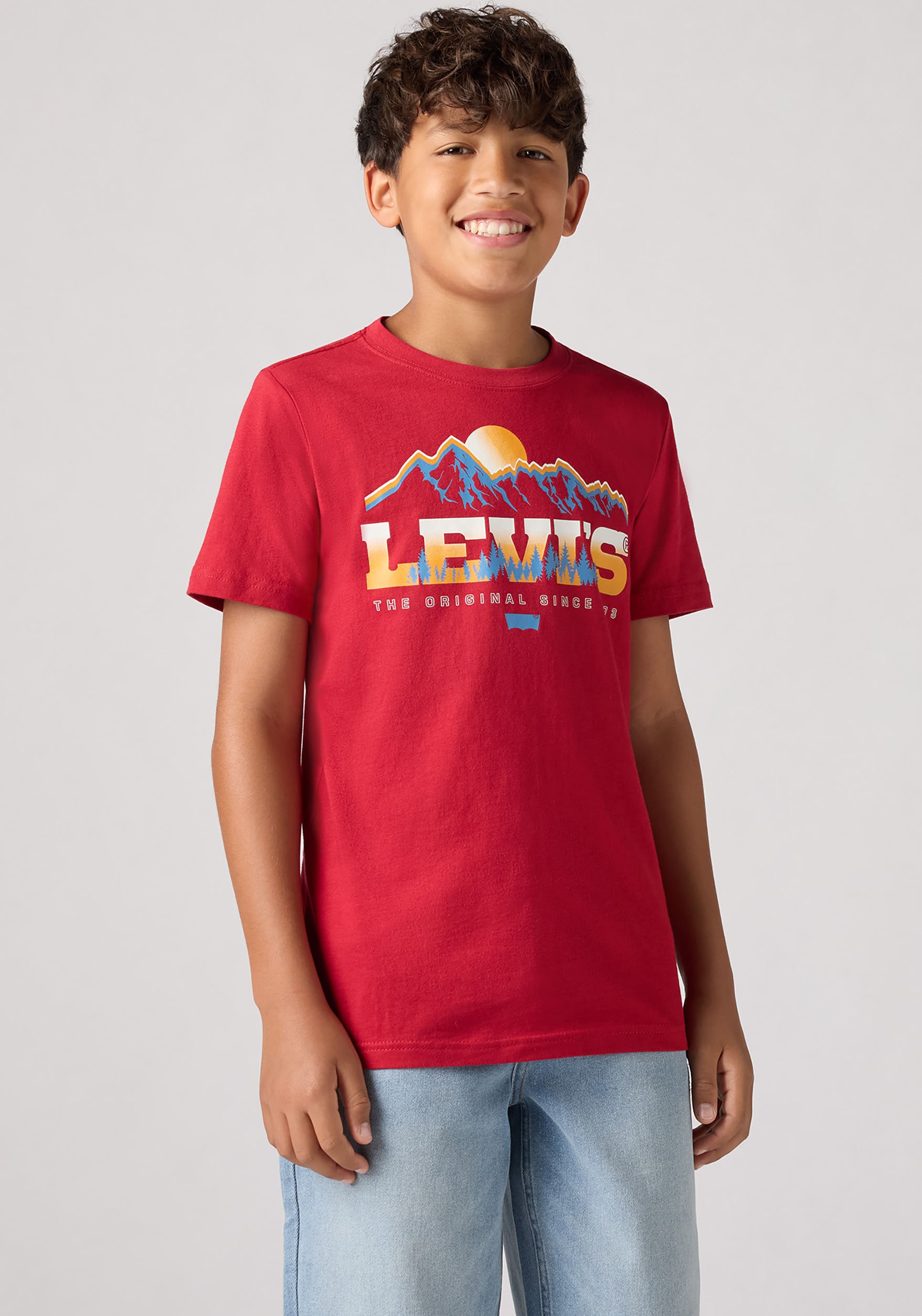 Print-Shirt »LVB MAJESTIC MOUNTAINS TEE«, for BOYS aus reiner Baumwolle