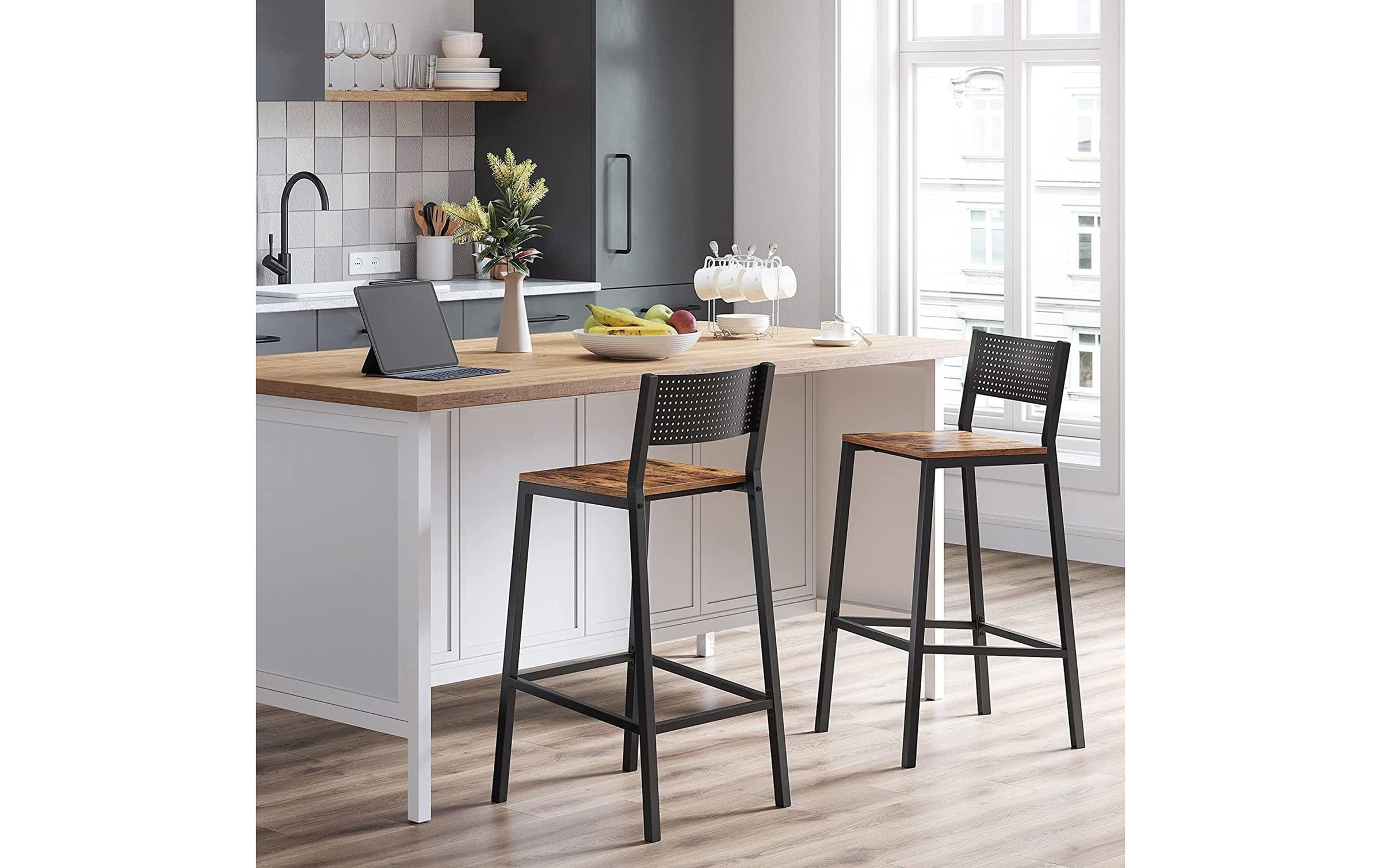 VASAGLE Barhocker »2 Stück 43.1 x 97.2 cm« 2 Stk. tlg.