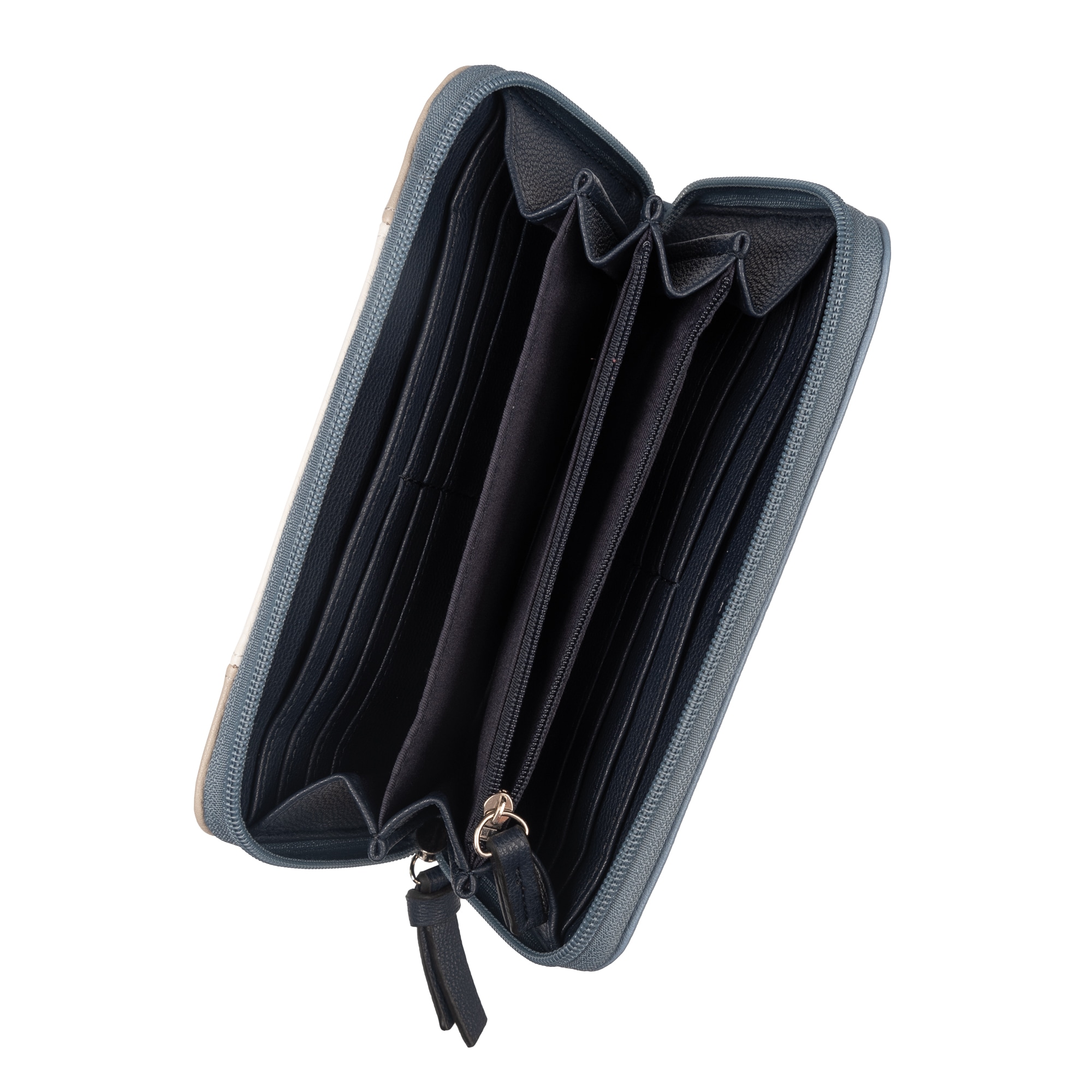 TOM TAILOR Geldbörse »Juna« aus soft genarbtem ledrigen Material mit glänzenden Metall-Accessoires