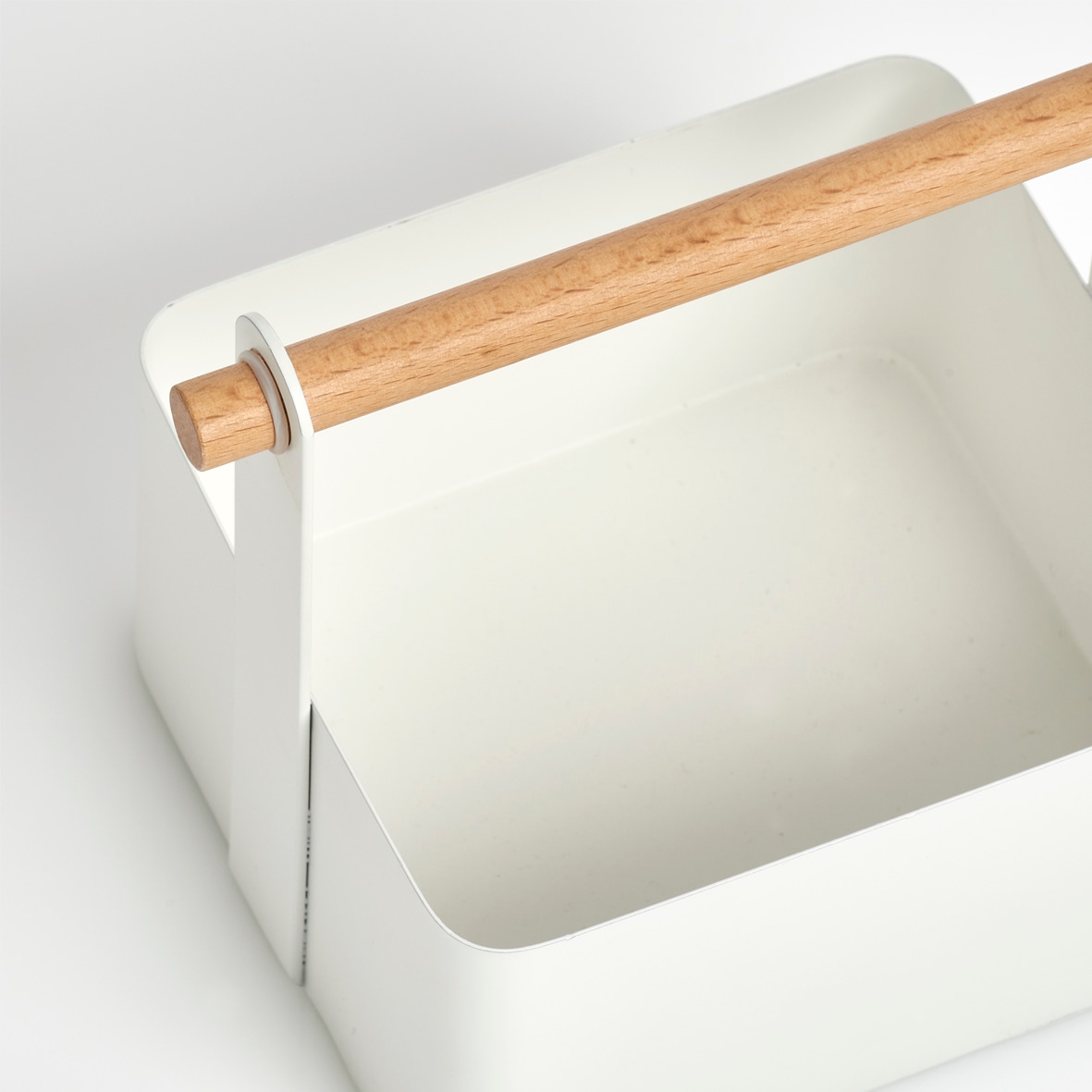 Zeller Present Organizer Aufbewahrungskorb aus Metall/Holz, im Scandi Design