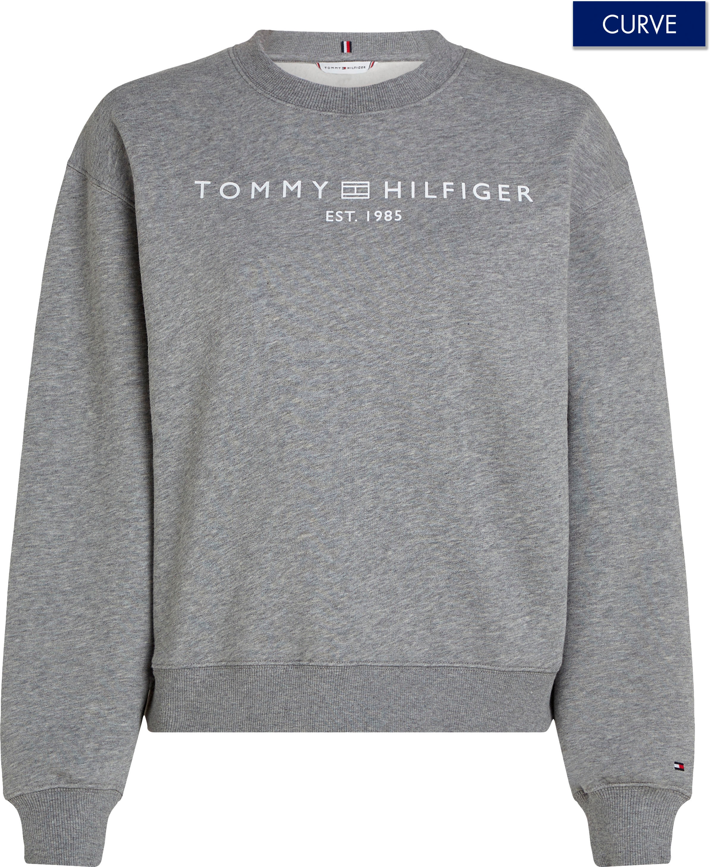 Tommy Hilfiger Curve Sweatshirt »CRV MDRN REG CORP LOGO SWTSHRT«, mit Logostickerei