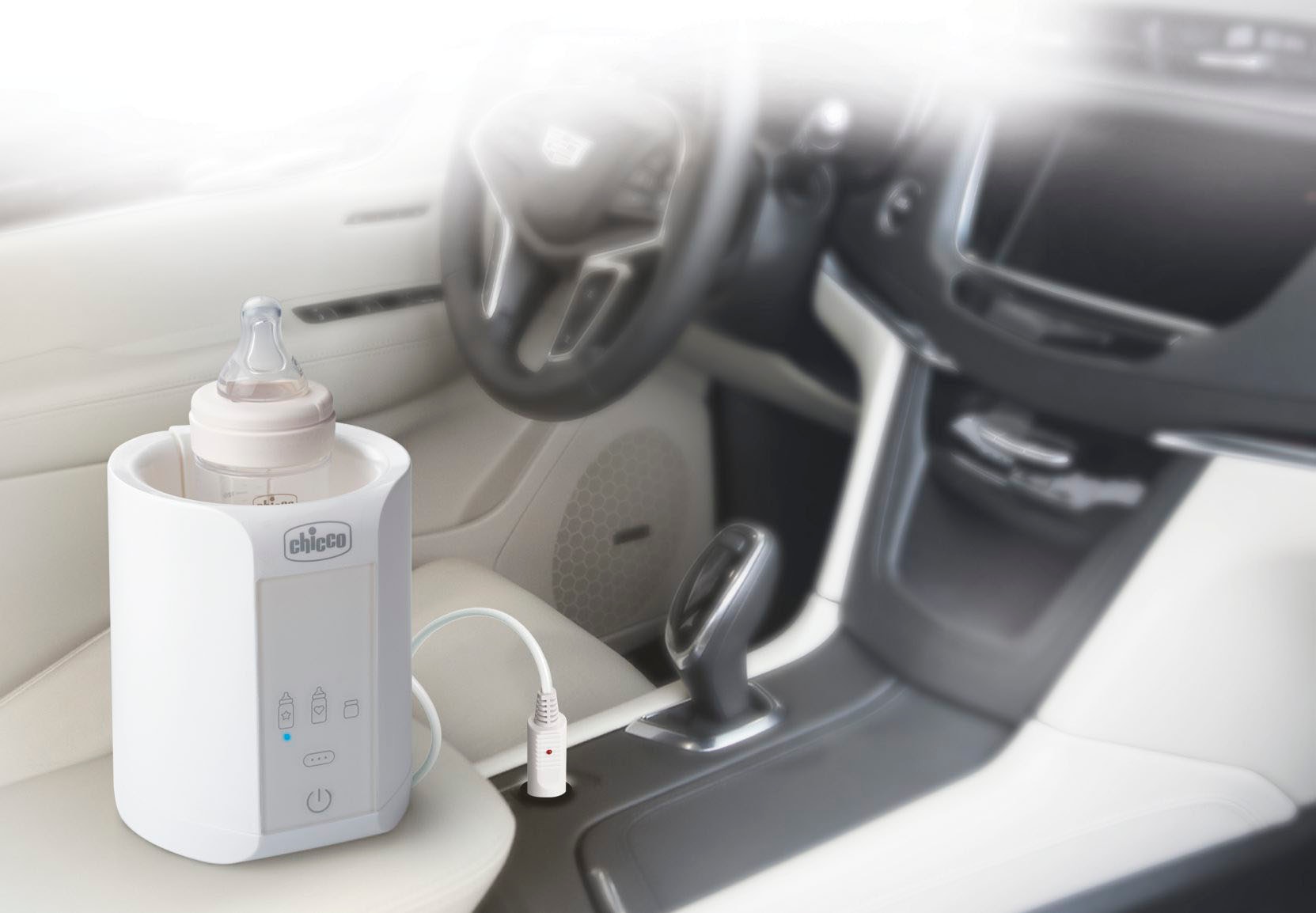 Chicco Flaschenwärmer »Zuhause/Unterwegs« inkl. Adapter für das Auto