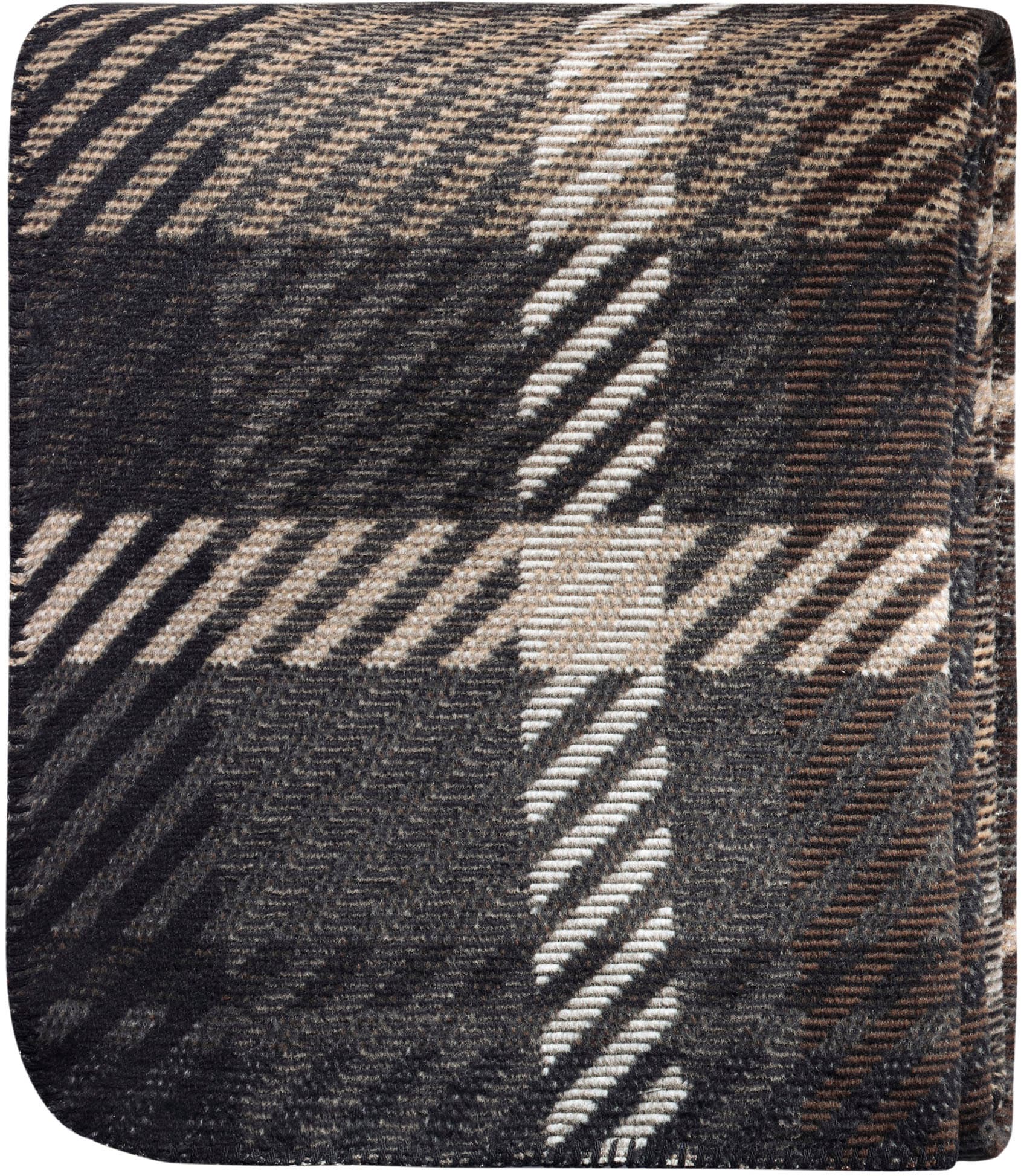 Biederlack Wohndecke »Midnicht Elegance mit geketteltem Zierstich« Made in Germany