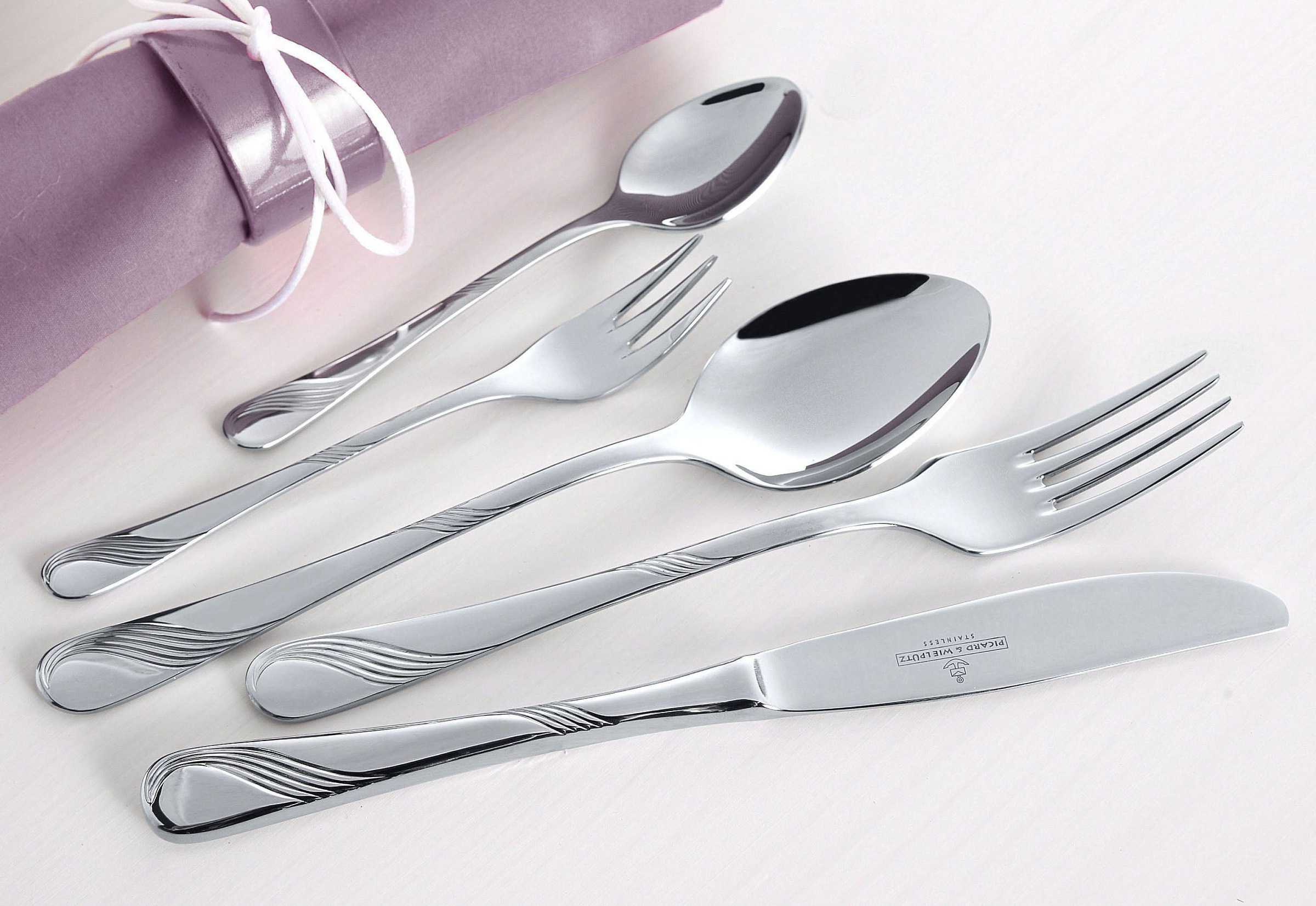 Image of Picard & Wielpütz Solingen Besteck-Set »Gala«, (Set, 24 tlg.), Chromnickeledelstahl 18/10, massiv geschmiedet bei Ackermann Versand Schweiz