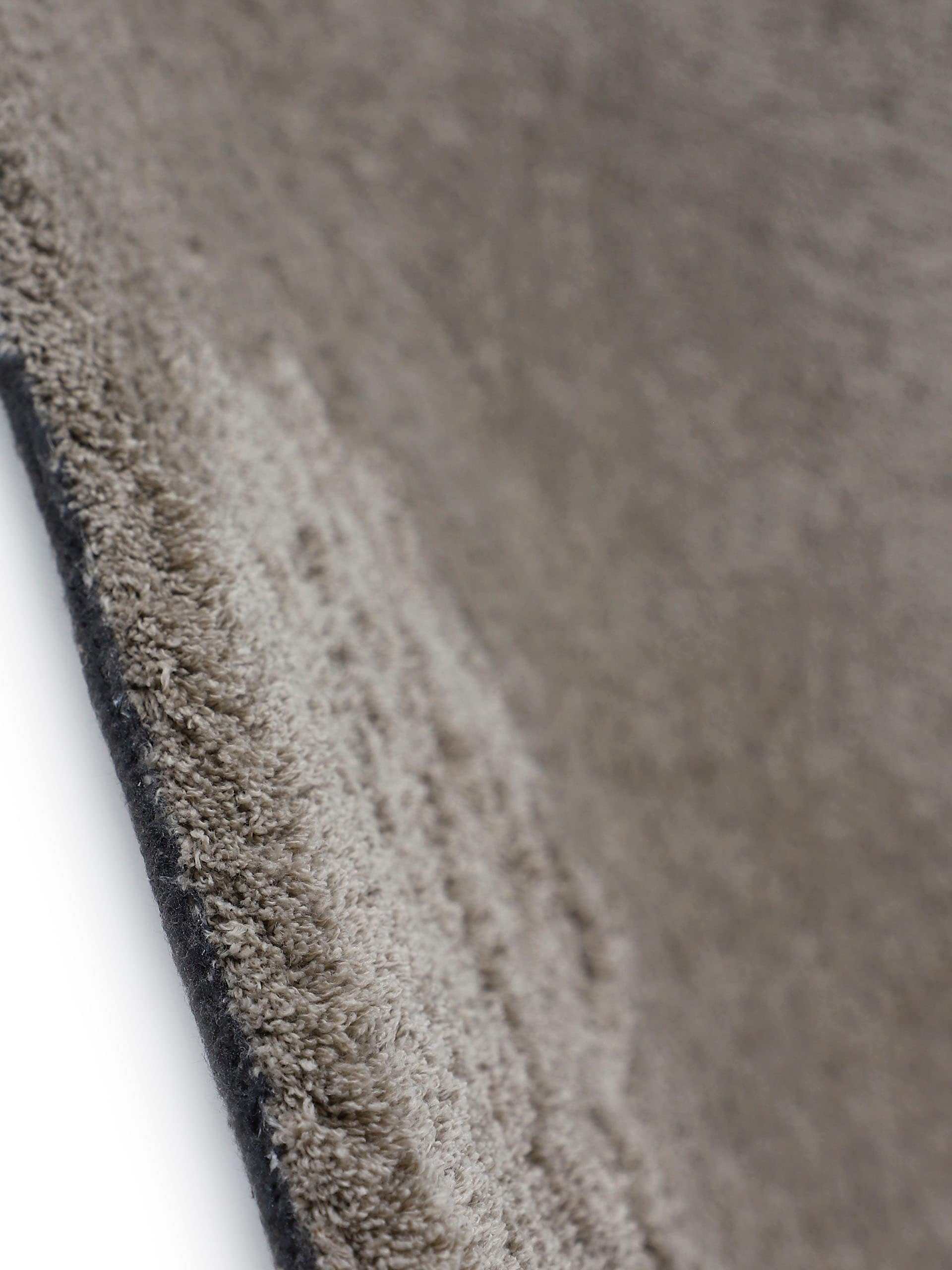 carpetfine Teppich »Silky«, rund, 20 mm Höhe, Shaggy, Langflor, uni, besonders weich, handarbeit