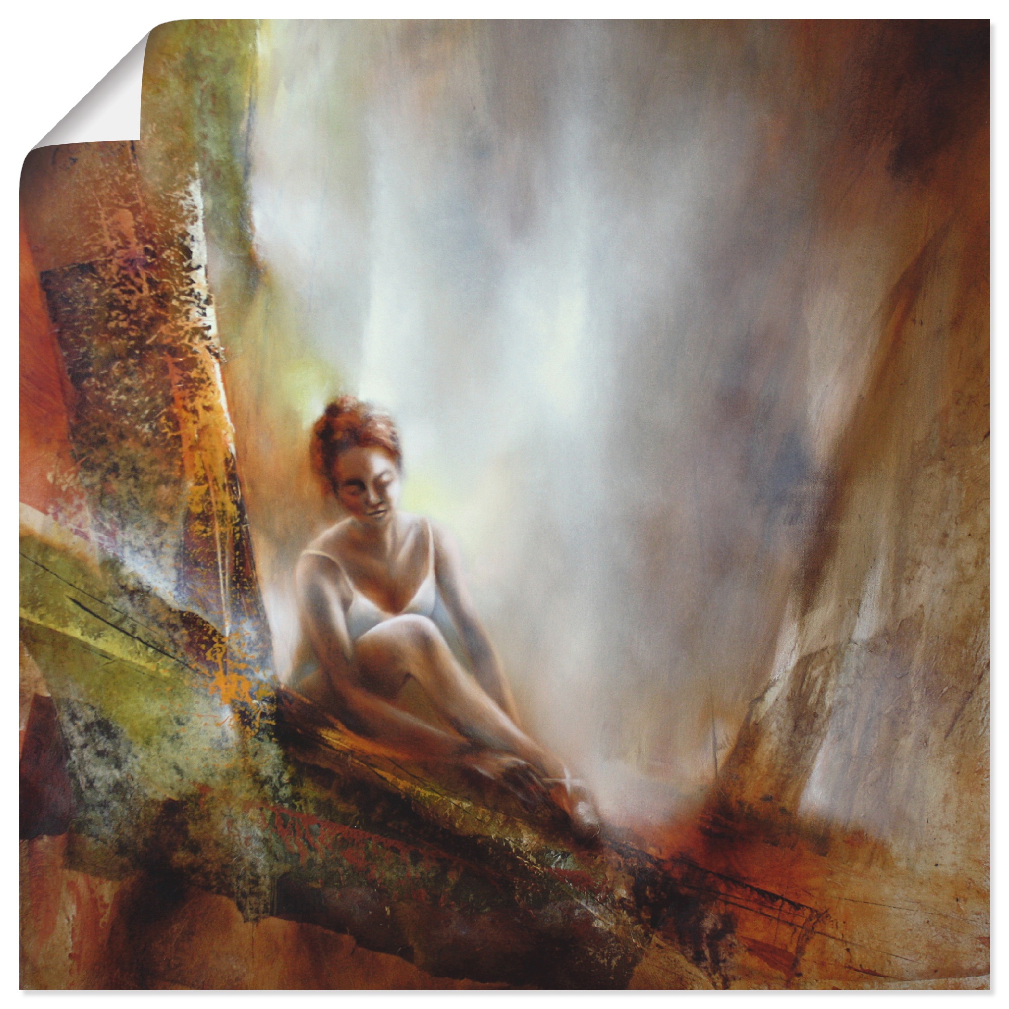 Image of Artland Wandbild »Vor dem Tanz«, Frau, (1 St.), in vielen Grössen & Produktarten - Alubild / Outdoorbild für den Aussenbereich, Leinwandbild, Poster, Wandaufkleber / Wandtattoo auch für Badezimmer geeignet bei Ackermann Versand Schweiz