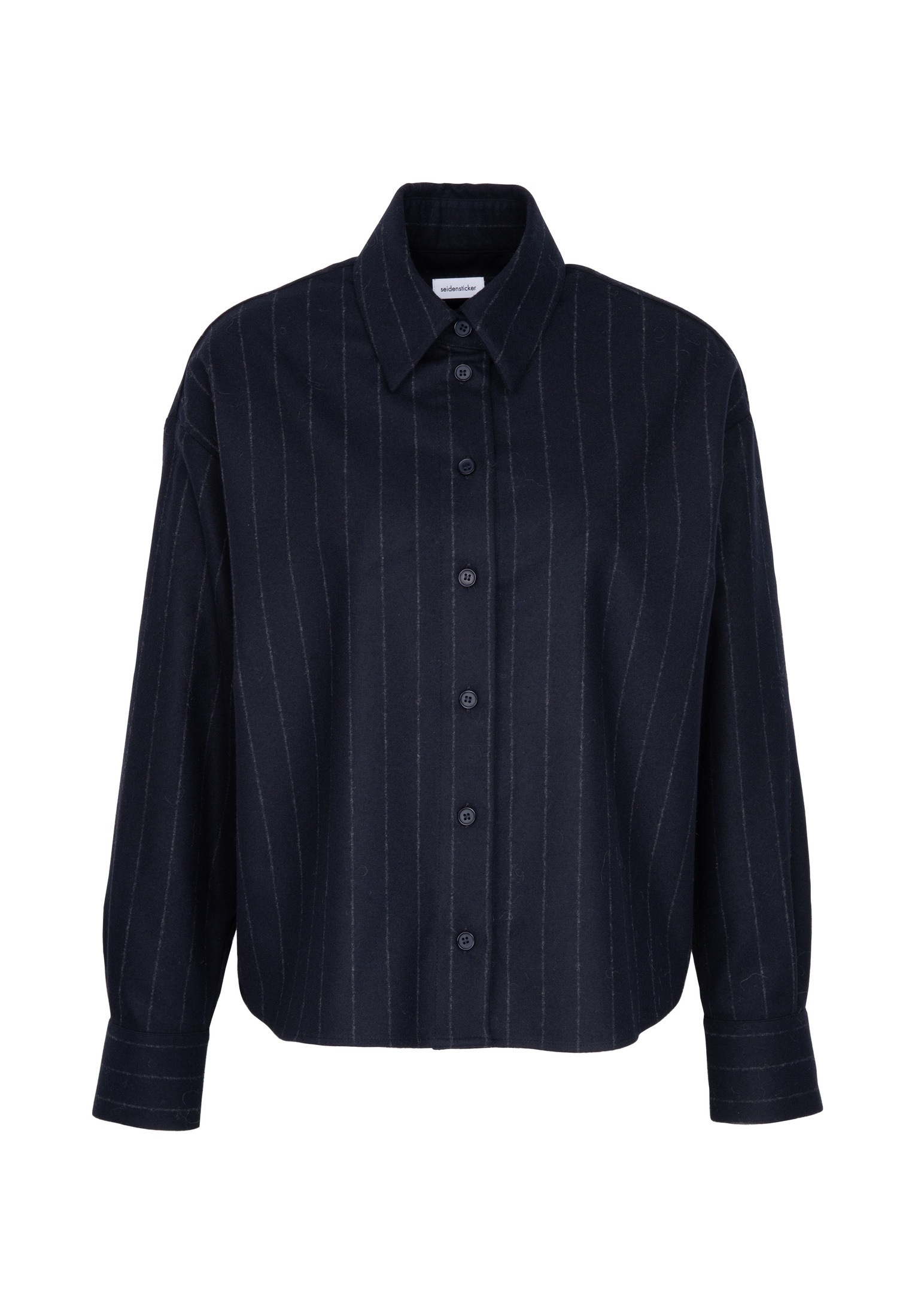 seidensticker Outdoorbluse 1/1 Kragen Flanell
