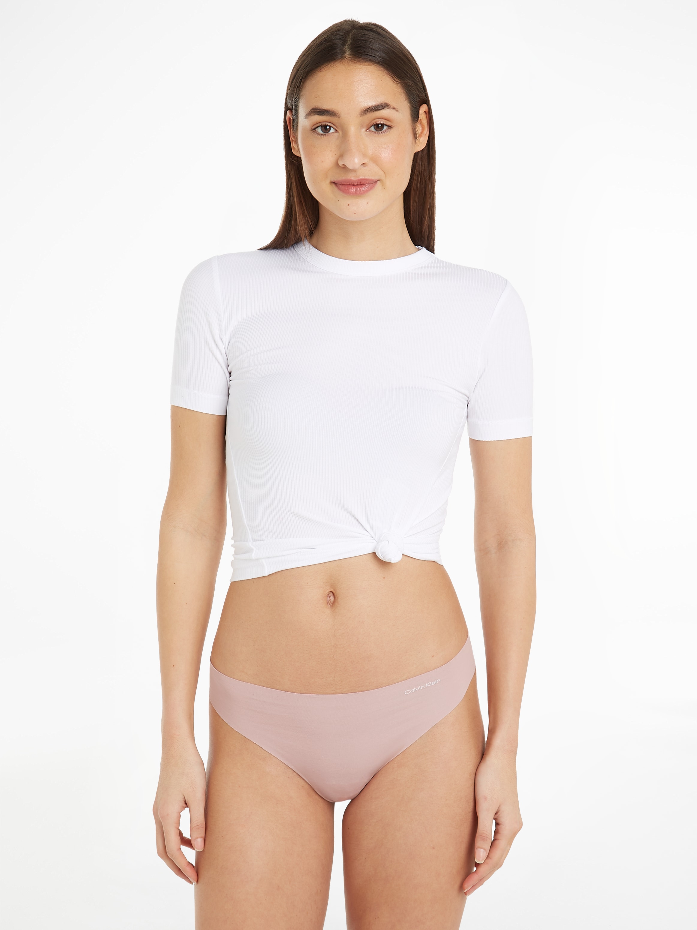 Calvin Klein Underwear String »3 PACK THONG (MID-RISE)«, (Packung, 3 St., 3er-Pack), mit Logo-Print