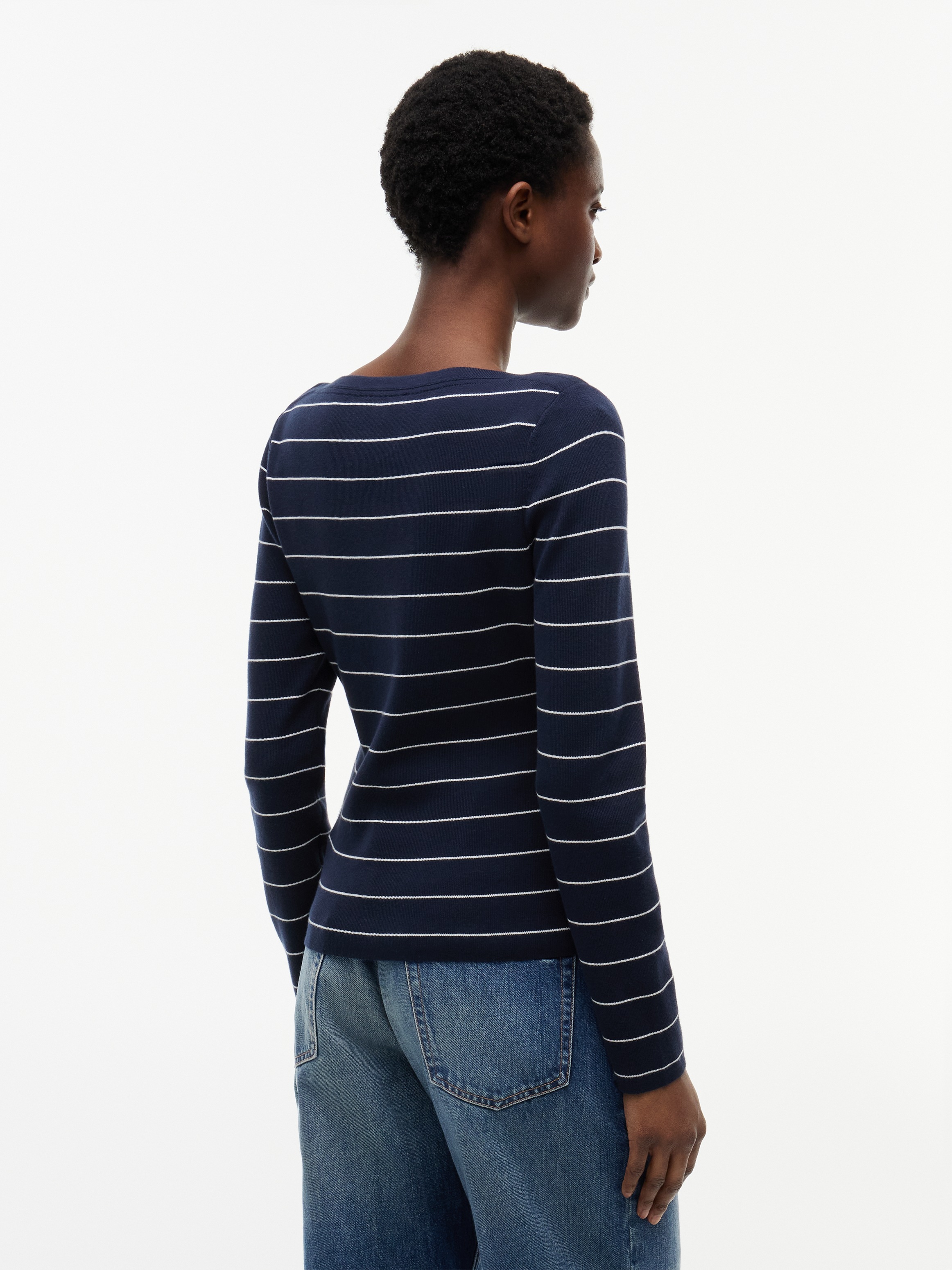 Tommy Hilfiger Strickpullover »FULL NEEDLE BOAT-NK LS SWT« Baumwollmischung