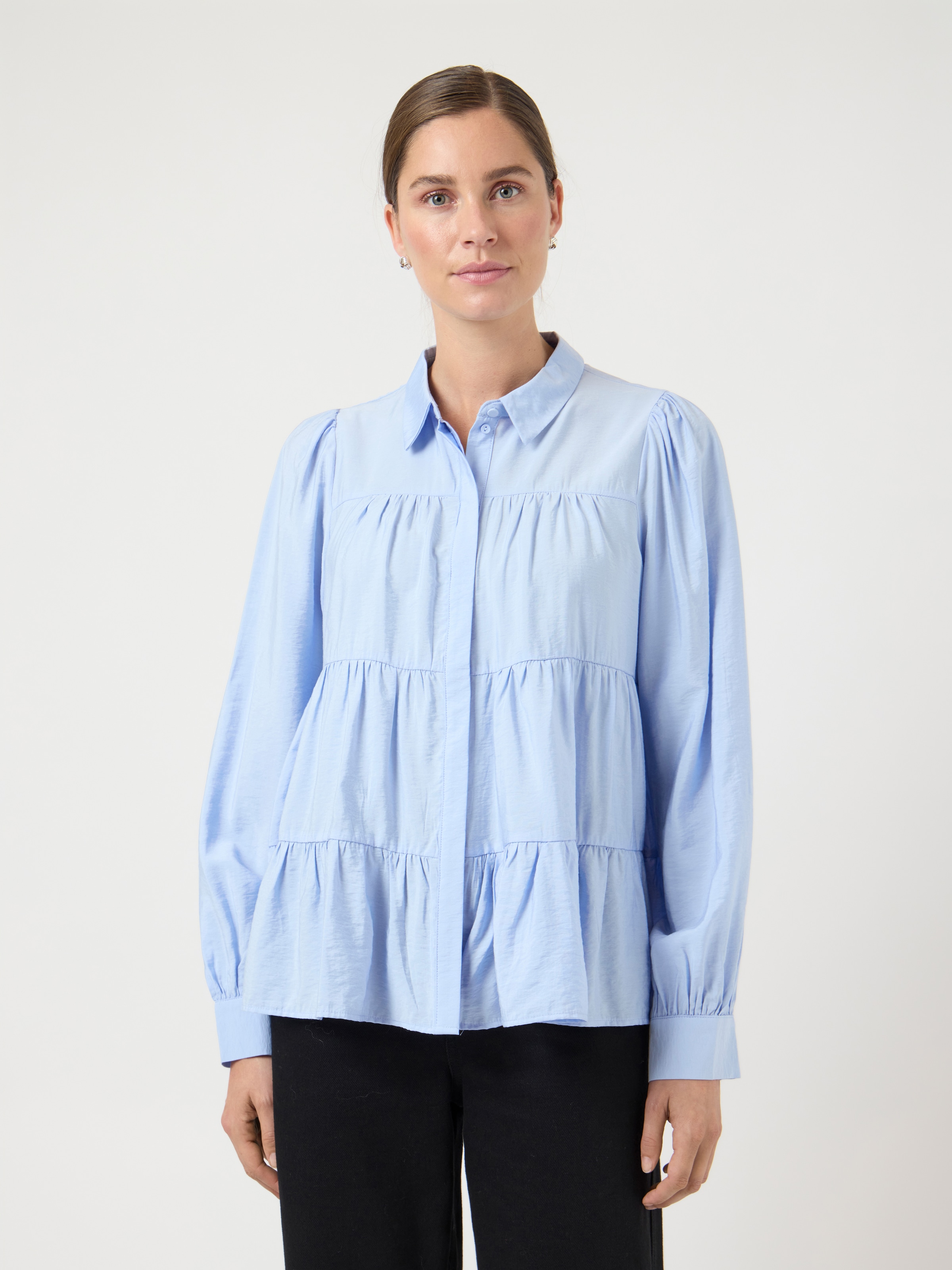 Image of Y.A.S Langarmbluse "YASPALA LS SHIRT S. NOOS"