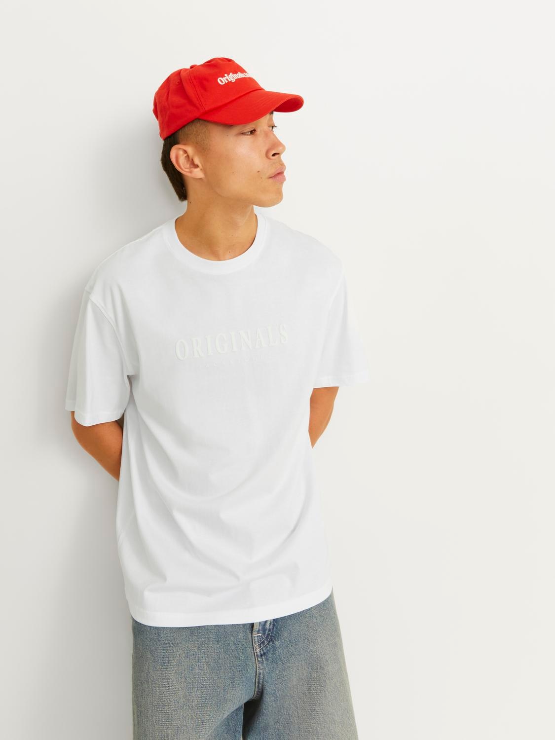 Jack & Jones Rundhalsshirt »JORFREDERIKSBERG TEE SS CREW NECK NOOS«