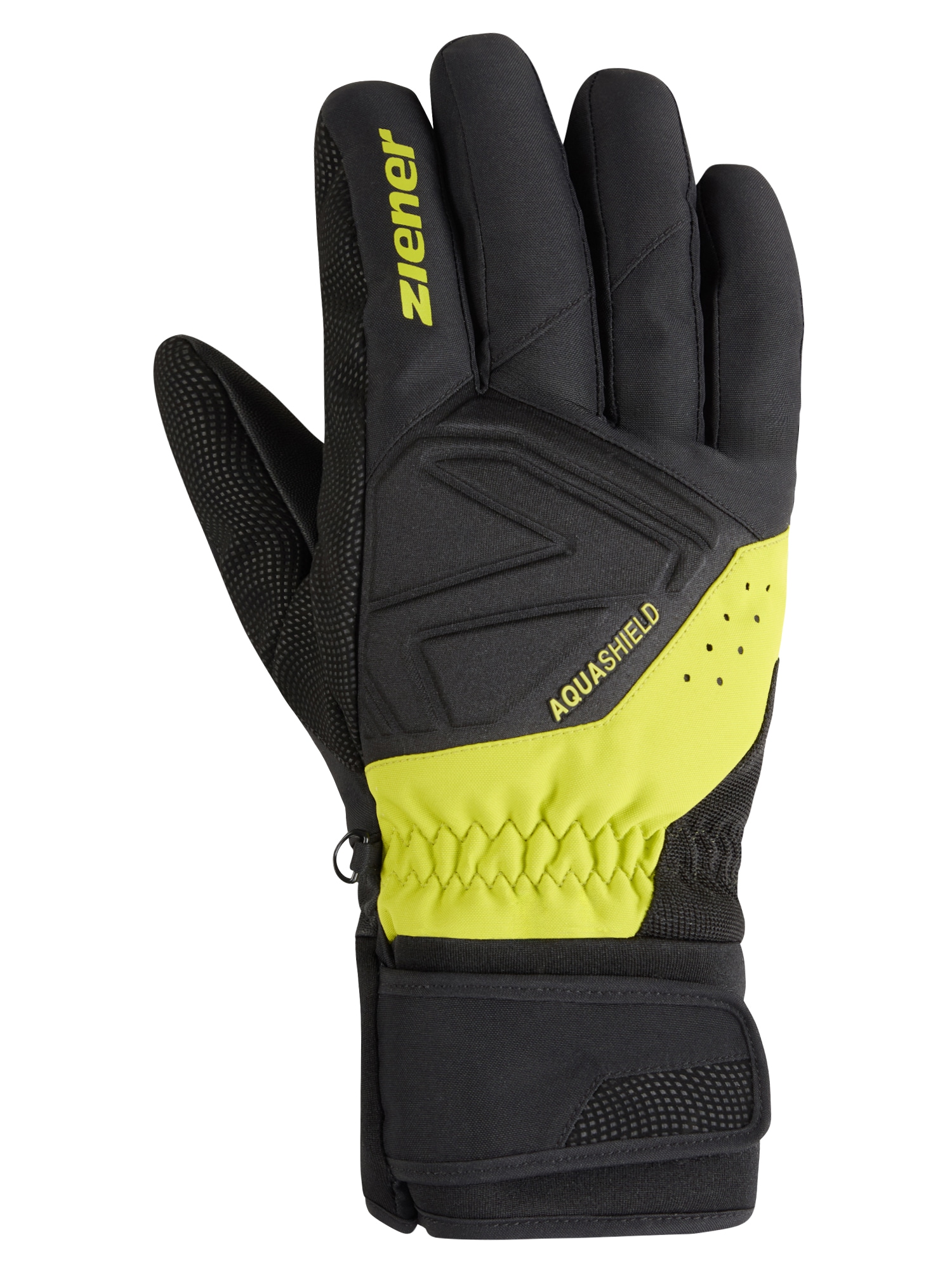 Ziener Skihandschuhe »GATIS-Z AQUASHIELD®« wasserdicht, winddicht, atmungsaktiv, warmes Fleece-Futter