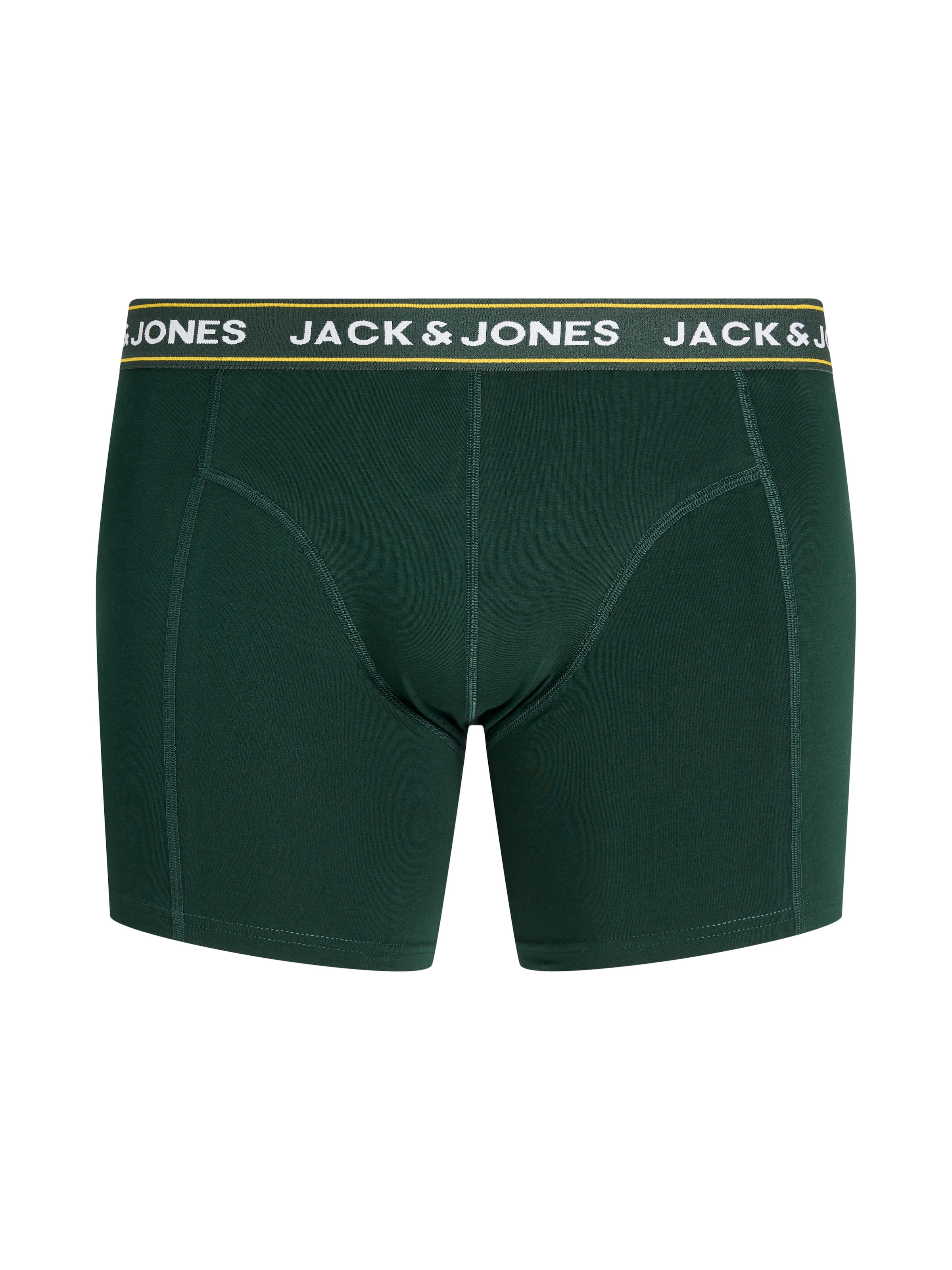 Jack & Jones PlusSize Tronc »JACMAX SOLID TRUNKS 5 PACK BTW PLS« Paquet, 5 cuis mélange de coton, bord-côte élastique