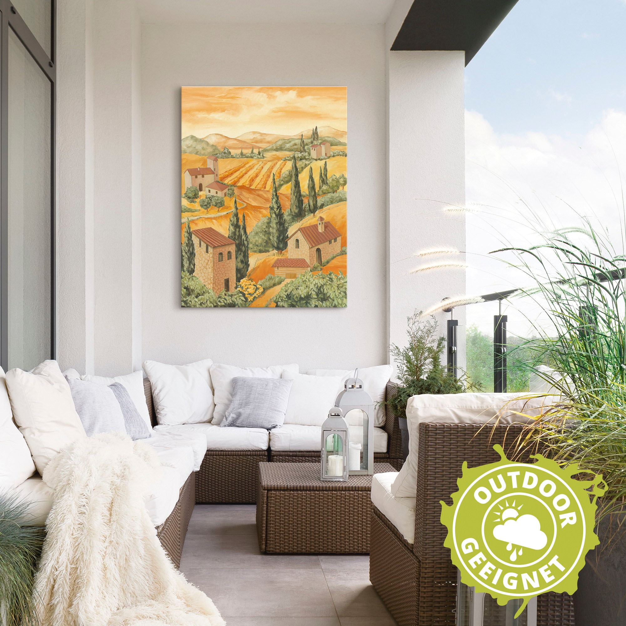 Artland Wandbild »Italien Toscana«, Europa, (1 St.), als Alubild, Outdoorbild, Leinwandbild, Poster in verschied. Grössen