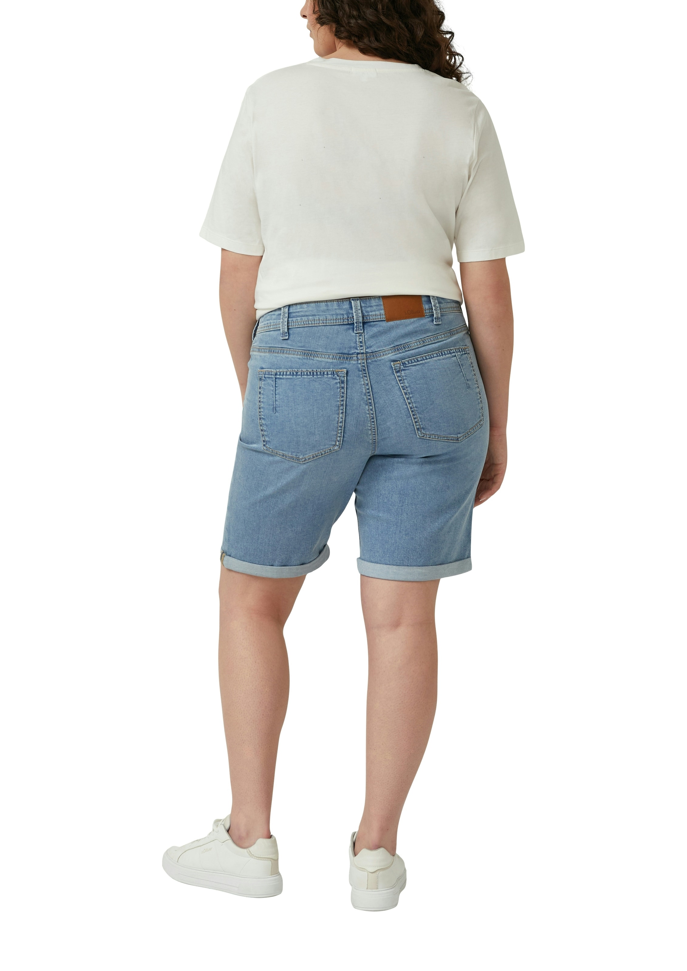 s.Oliver CURVE Jeanshotpants Jeansshorts mit Stretch/Grosse Grössen