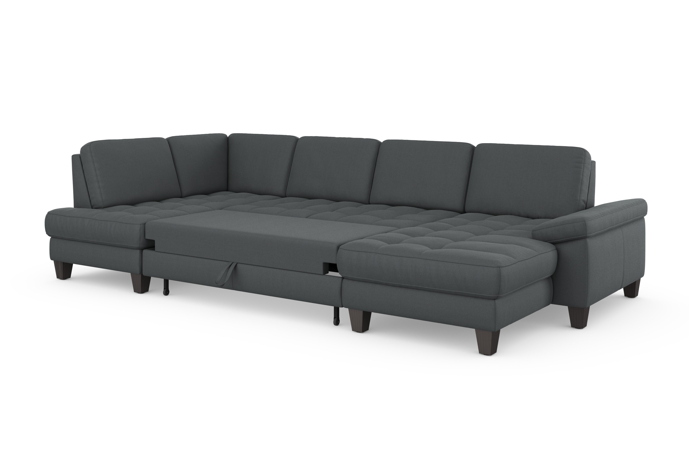 sit&more Wohnlandschaft »Westham U-Form«, wahlweise mit Bettfunktion, Bettkasten, Sitztiefenverstellung