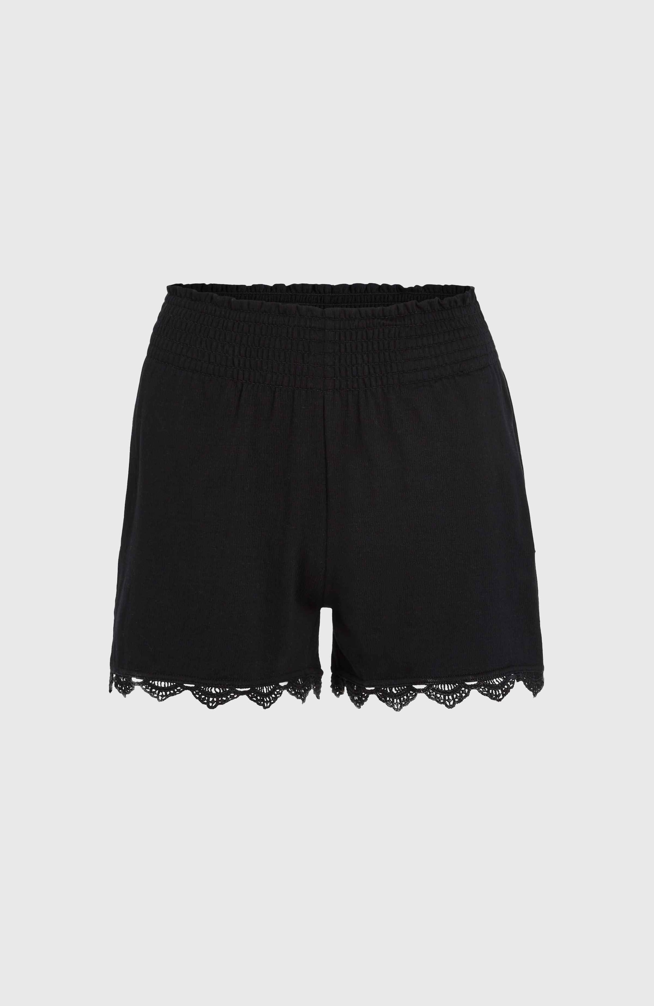 O'Neill Sweatshorts »ESSENTIALS AVA SMOCKED SHORTS«, mit Häkeldetails