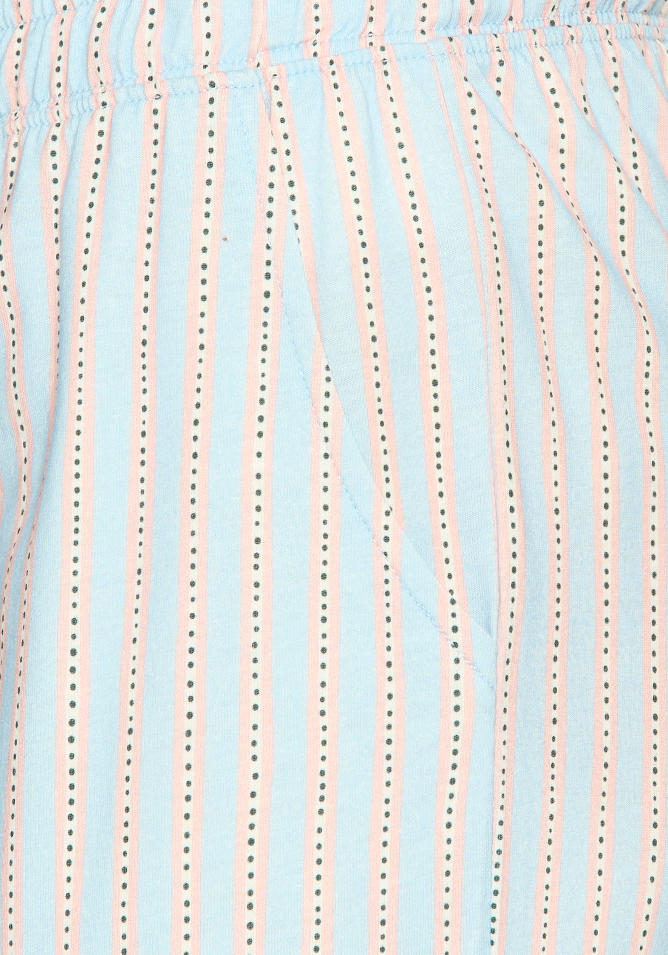 s.Oliver Pantalon de pyjama  Schöner Blumen oder Streifen Druck