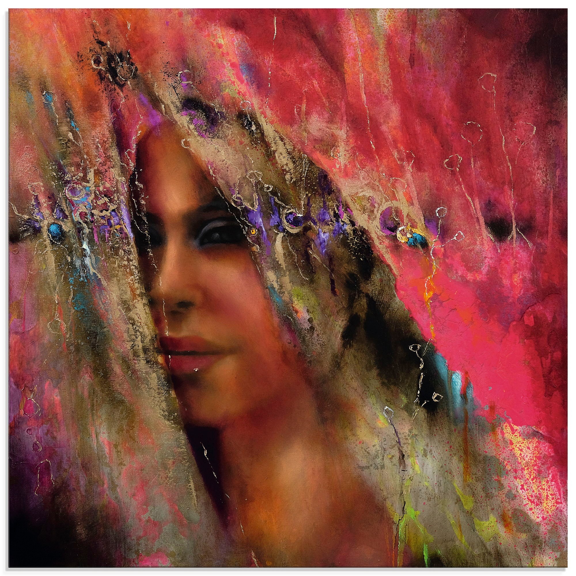 Image of Artland Glasbild »Larissa«, Frau, (1 St.) bei Ackermann Versand Schweiz