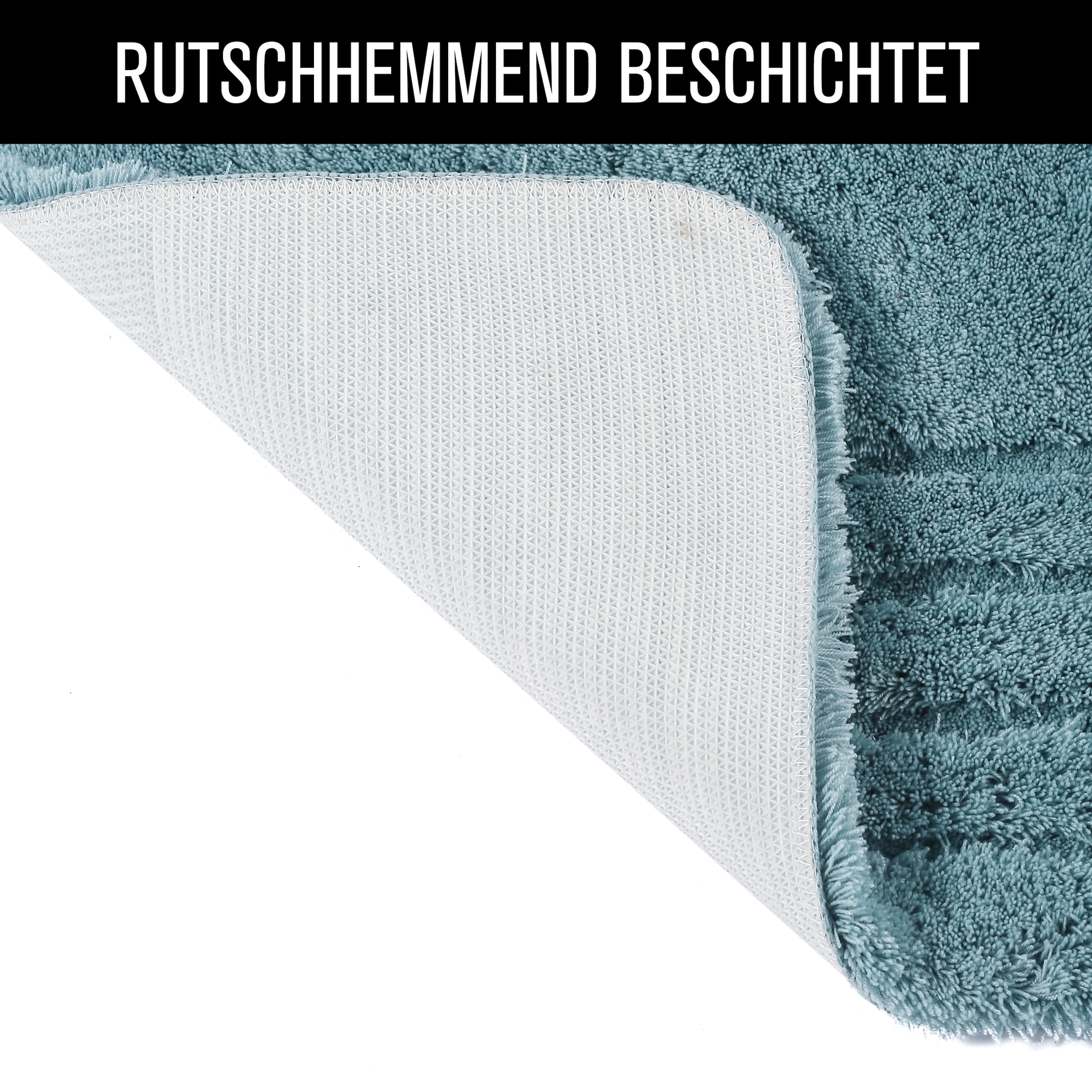 Möve Tapis de bain »Loft, Badvorleger, Badezimmer Teppich« Höhe 30 mm Badteppich, Badematten auch als 2 teiliges Set & rund