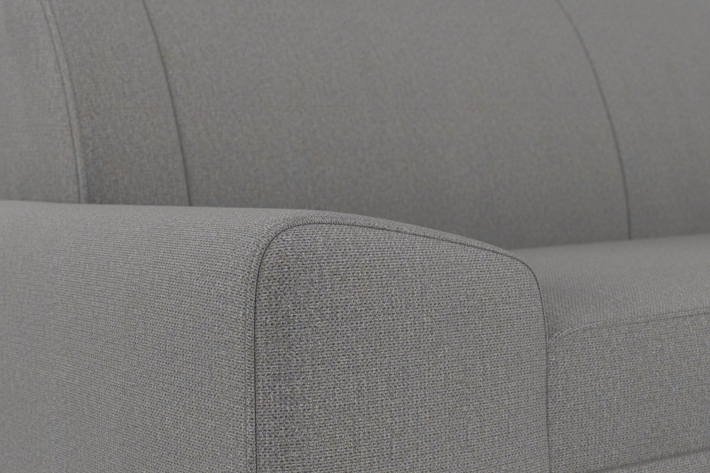 DOMO collection Ecksofa »Anzio in kubischer Formensprache, flache Armlehnen, L-Form«, Wahlweise mit Bettfunktion und Federkern für hohen Sitzkomfort