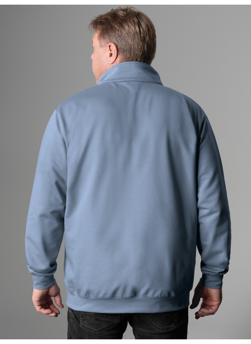 Trigema Sweatshirt »TRIGEMA Sweatshirt mit Kragen und Reissverschluss«