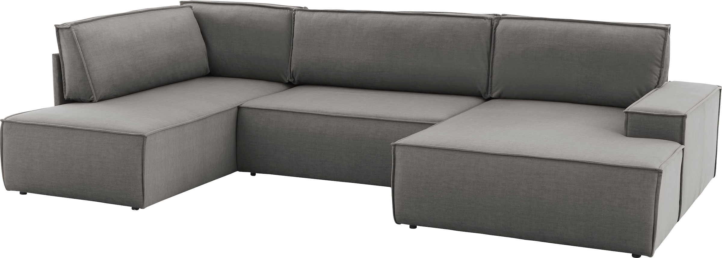 GOODproduct Paysage de salon »SHERWOOD U-Form, 329 cm - OTTO. Verlässliche Qualität.« Fonction couchage avec coffre-lit (194x139 cm), velours côtelé, vintage, velours