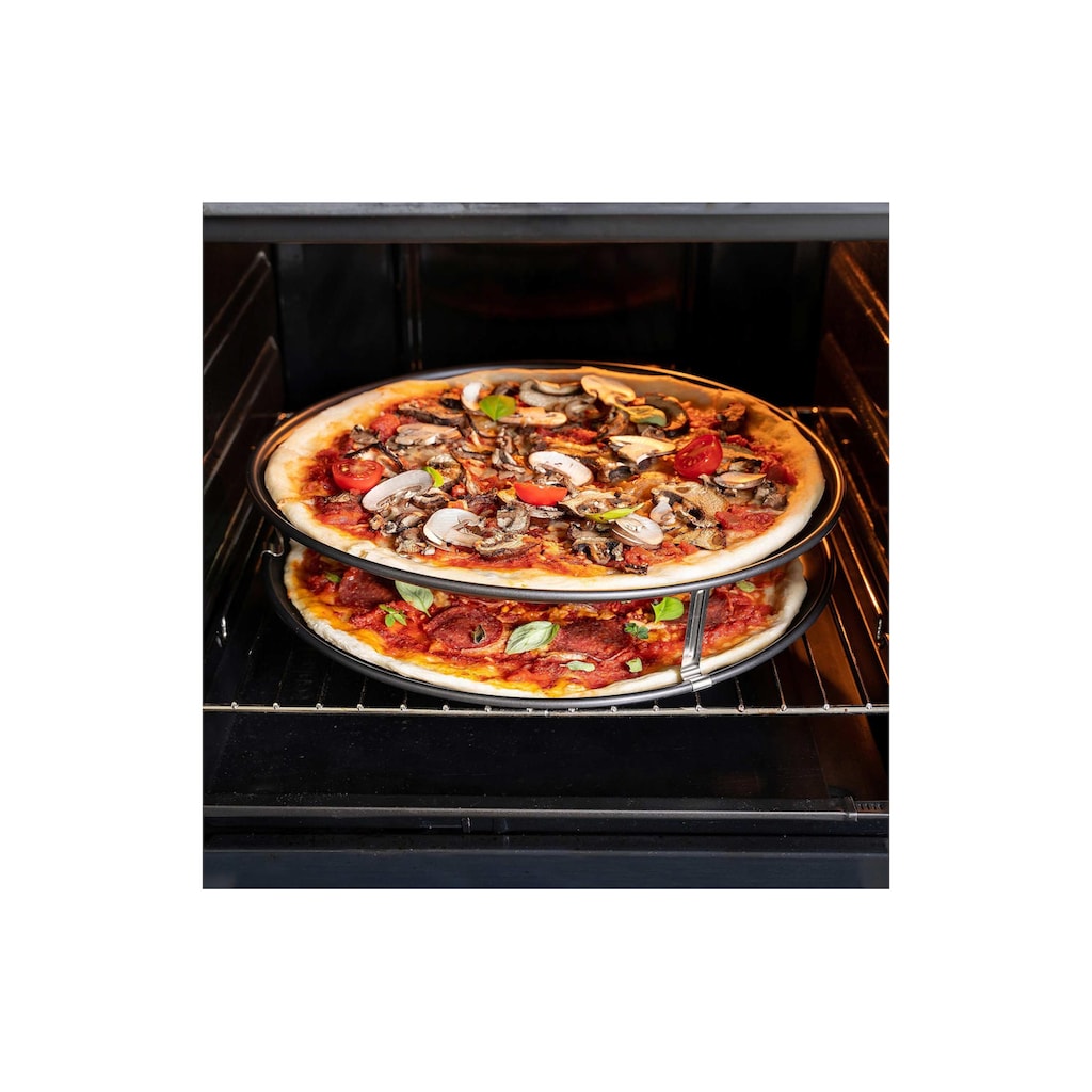 Zenker Pizzablech »Special – Countries Ø 32 cm, 3-teilig«, Stahlblech
