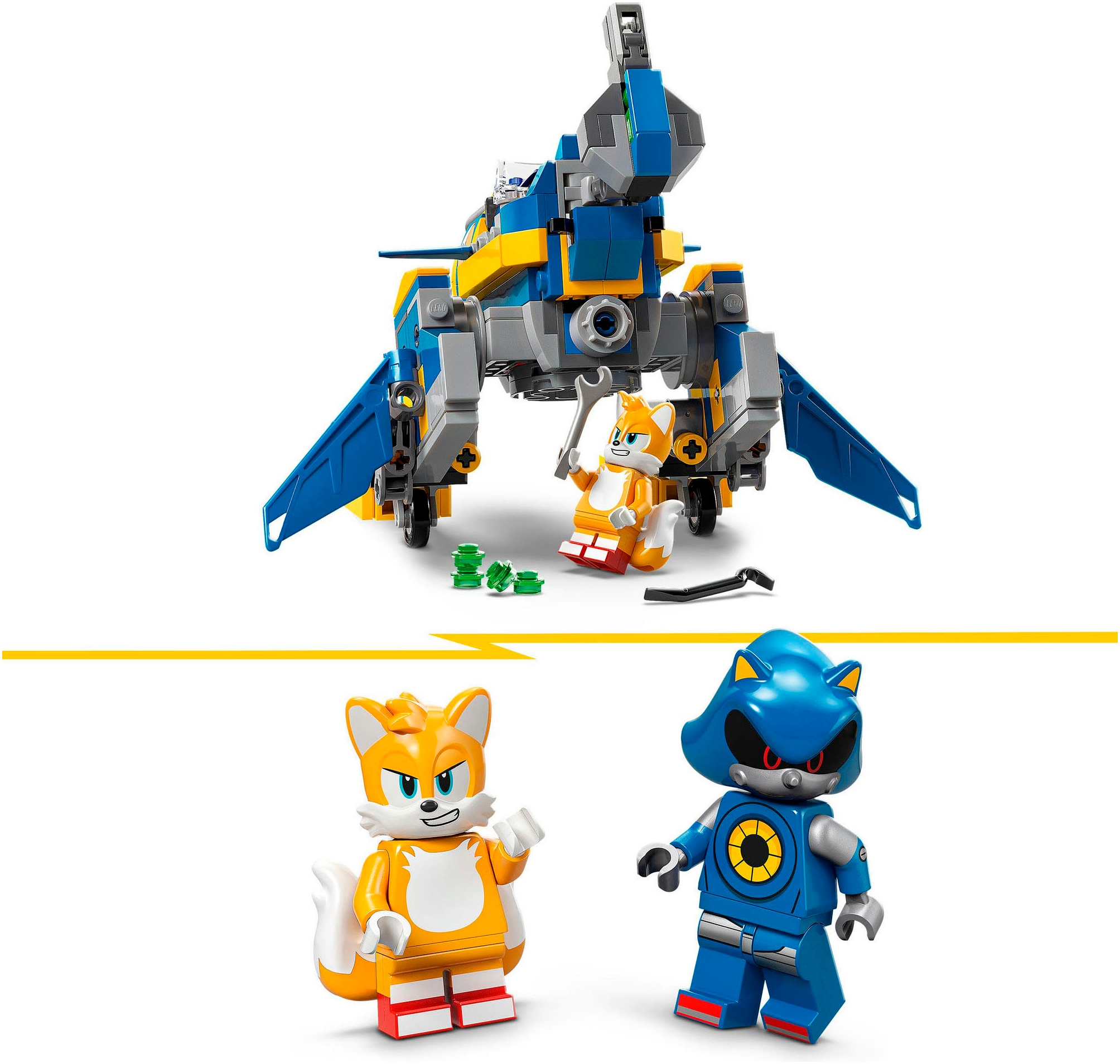 LEGO® Pions de construction »Cyclone vs. Metal Sonic (77002), LEGO Sonic« fabriqué en Europe