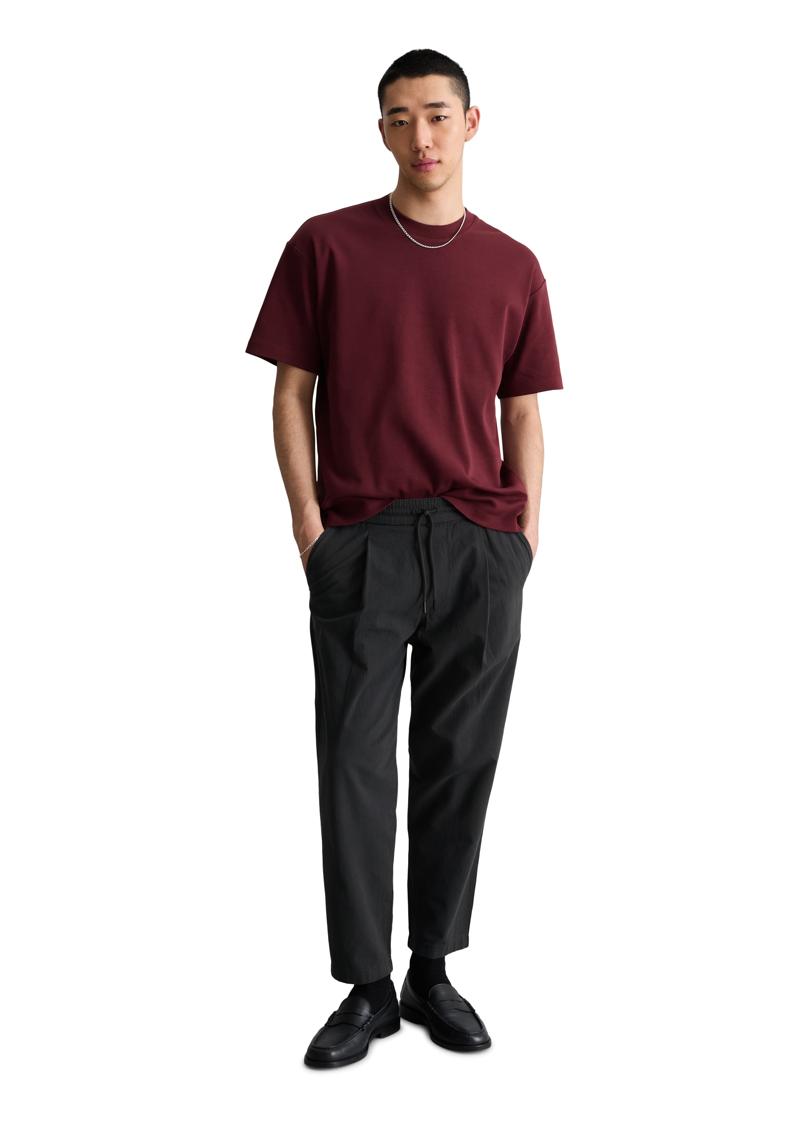 Marc O'Polo DENIM T-shirt relaxed en coton bio pur