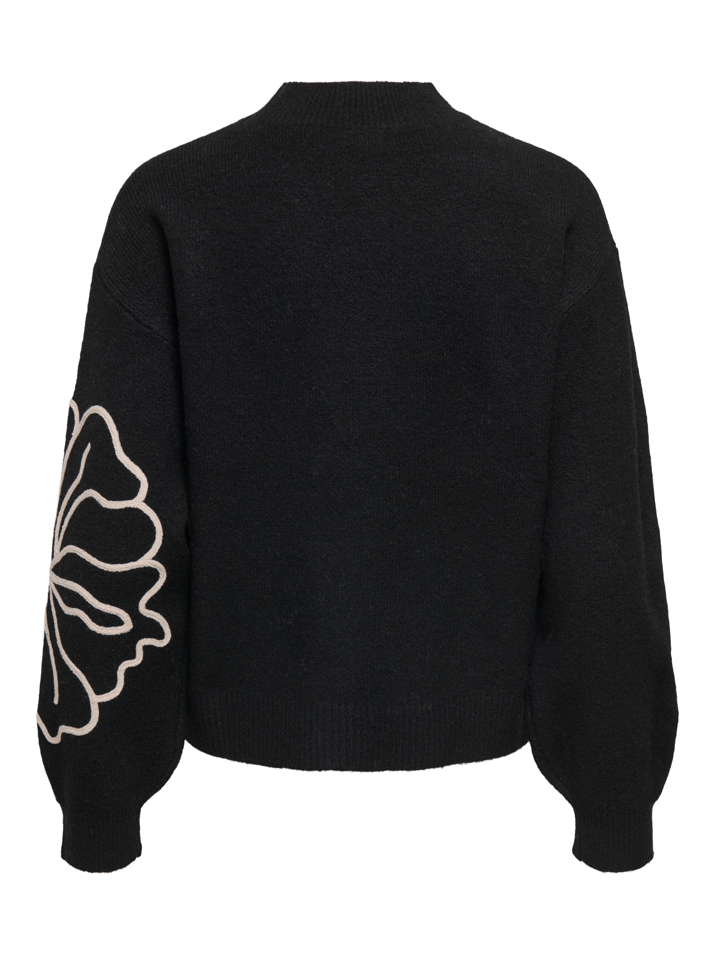 JDY Pull en tricot »JDYJELLA L/S FLOWER PULLOVER KNT NOOS« Materialmix, regular fit