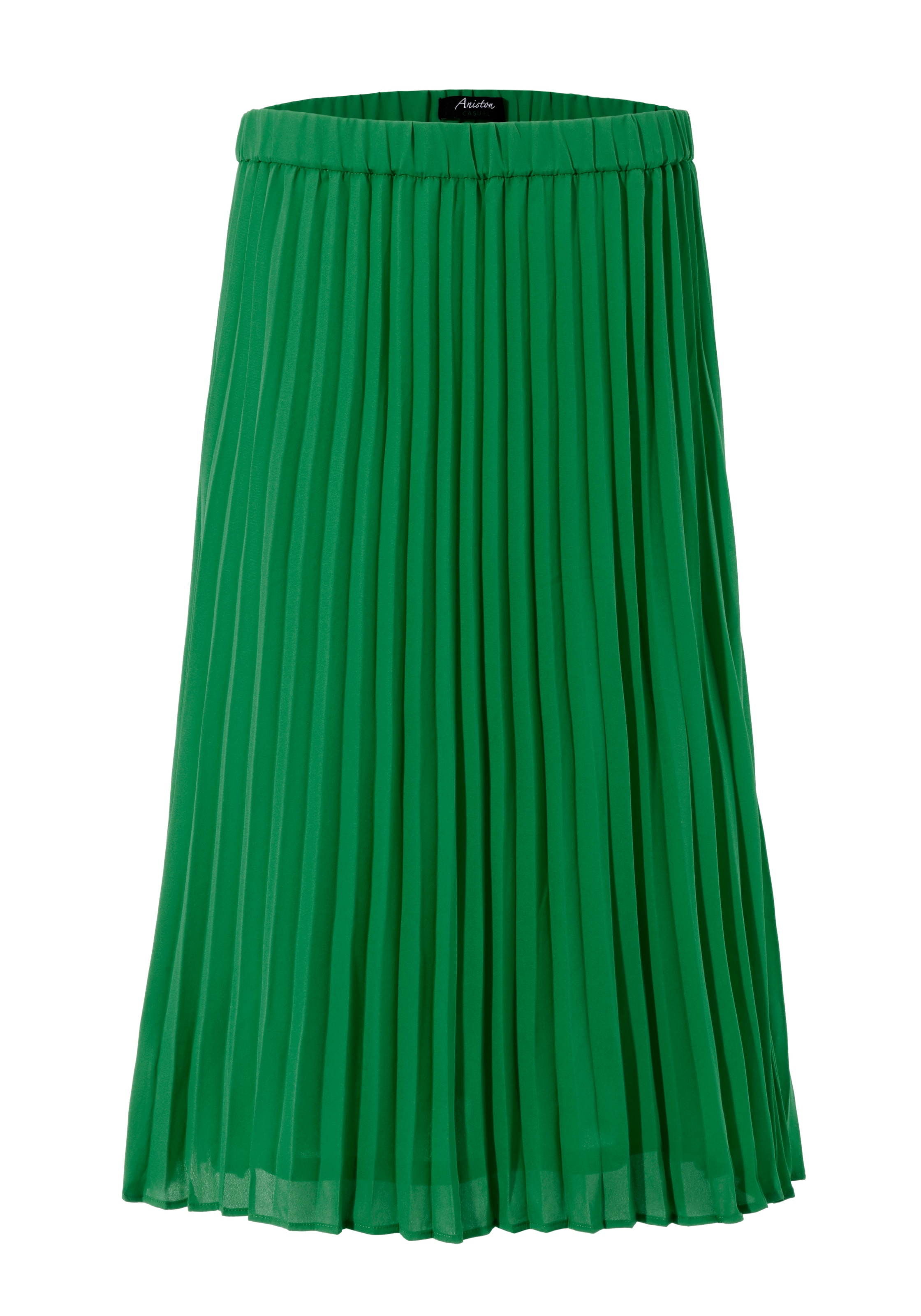 Aniston CASUAL Plisseerock, in trendiger Farbpalette
