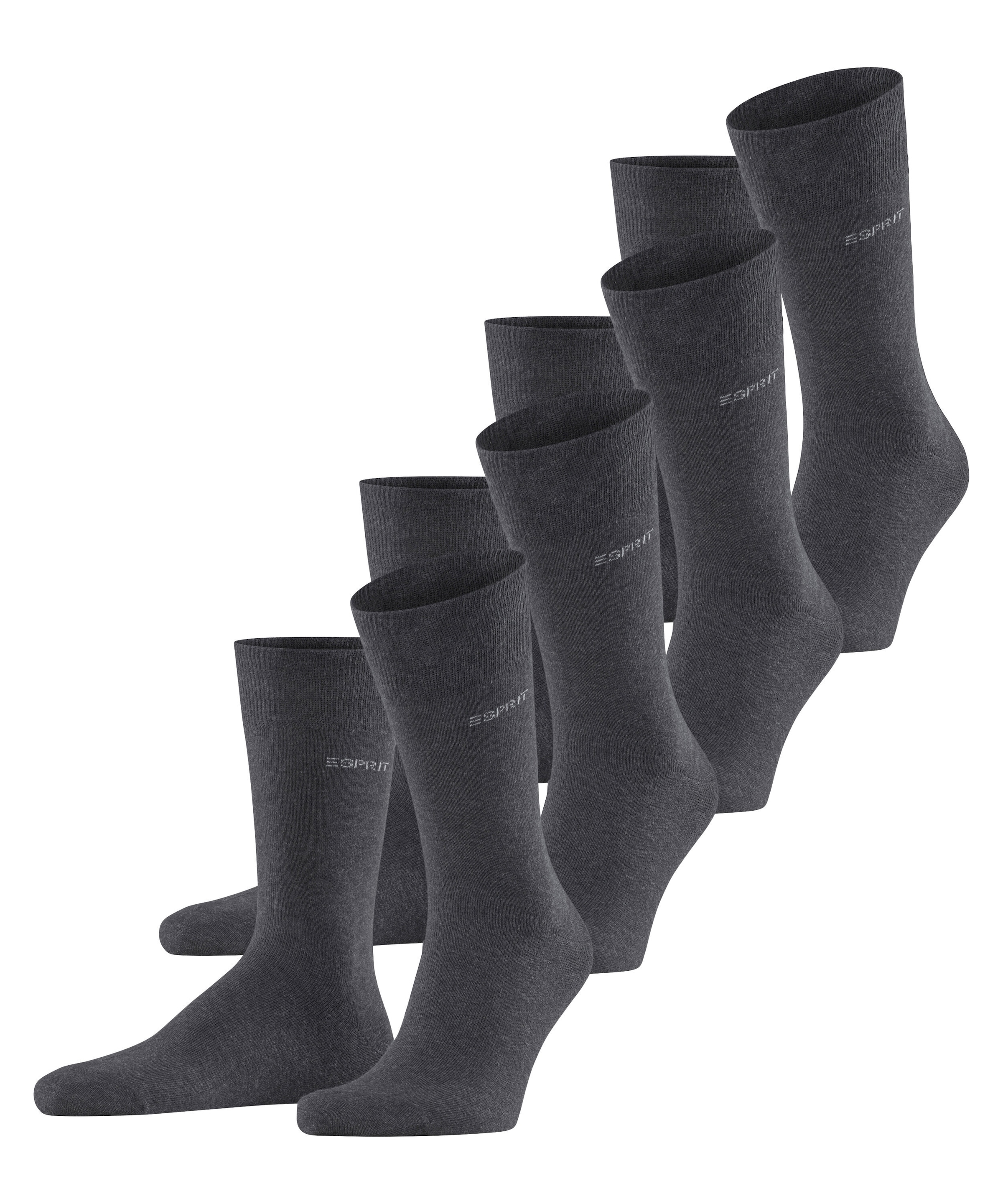Image of Esprit Socken "Solid" uni Socken, Basic Vorteilspack, wadenhoch